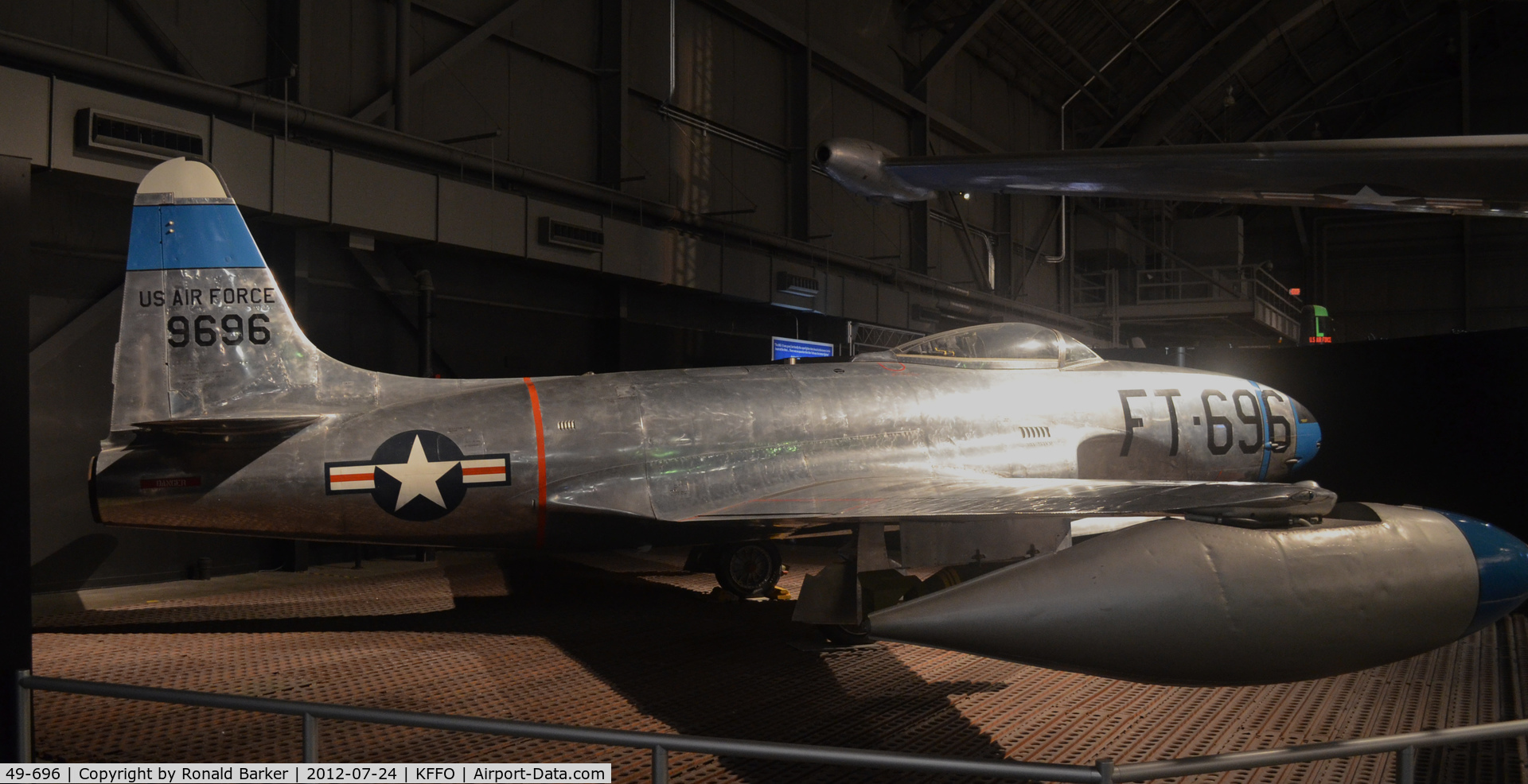 49-696, 1949 Lockheed F-80C-10-LO Shooting Star C/N 080-2340, AF Museum