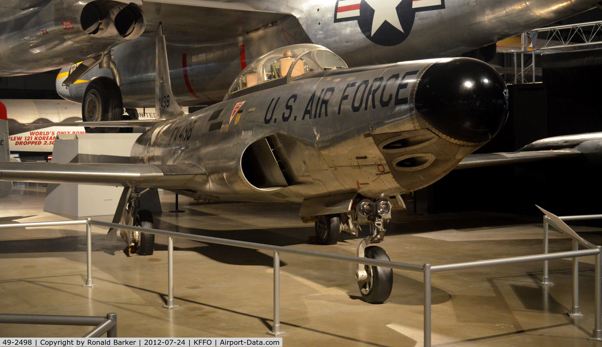 49-2498, 1949 Lockheed F-94A-5-LO Starfire C/N 780-7020, AF Museum