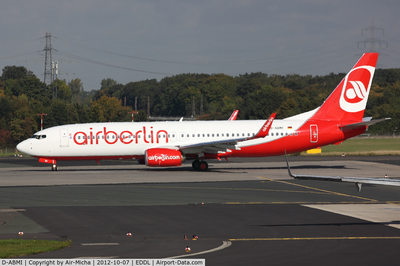 D-ABMI, 2012 Boeing 737-86J C/N 37770, Air Berlin, Boeing 737-86J (WL), CN: 37770/4184
