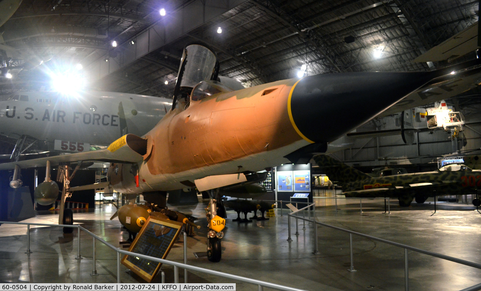 60-0504, 1961 Republic F-105D Thunderchief C/N D192, AF Museum