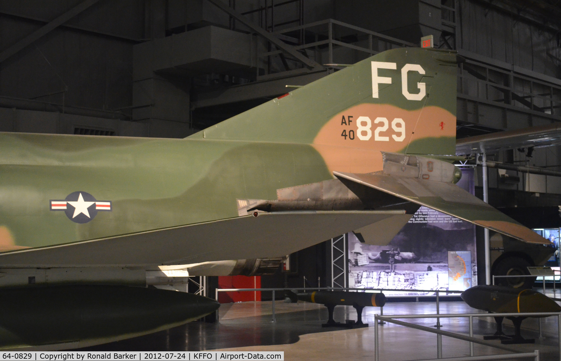 64-0829, 1964 McDonnell F-4C Phantom II C/N 1169, AF Museum