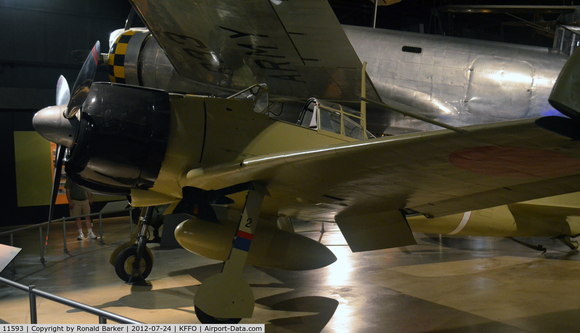 11593, Mitsubishi A6M2 Zero C/N 51553, AF Museum