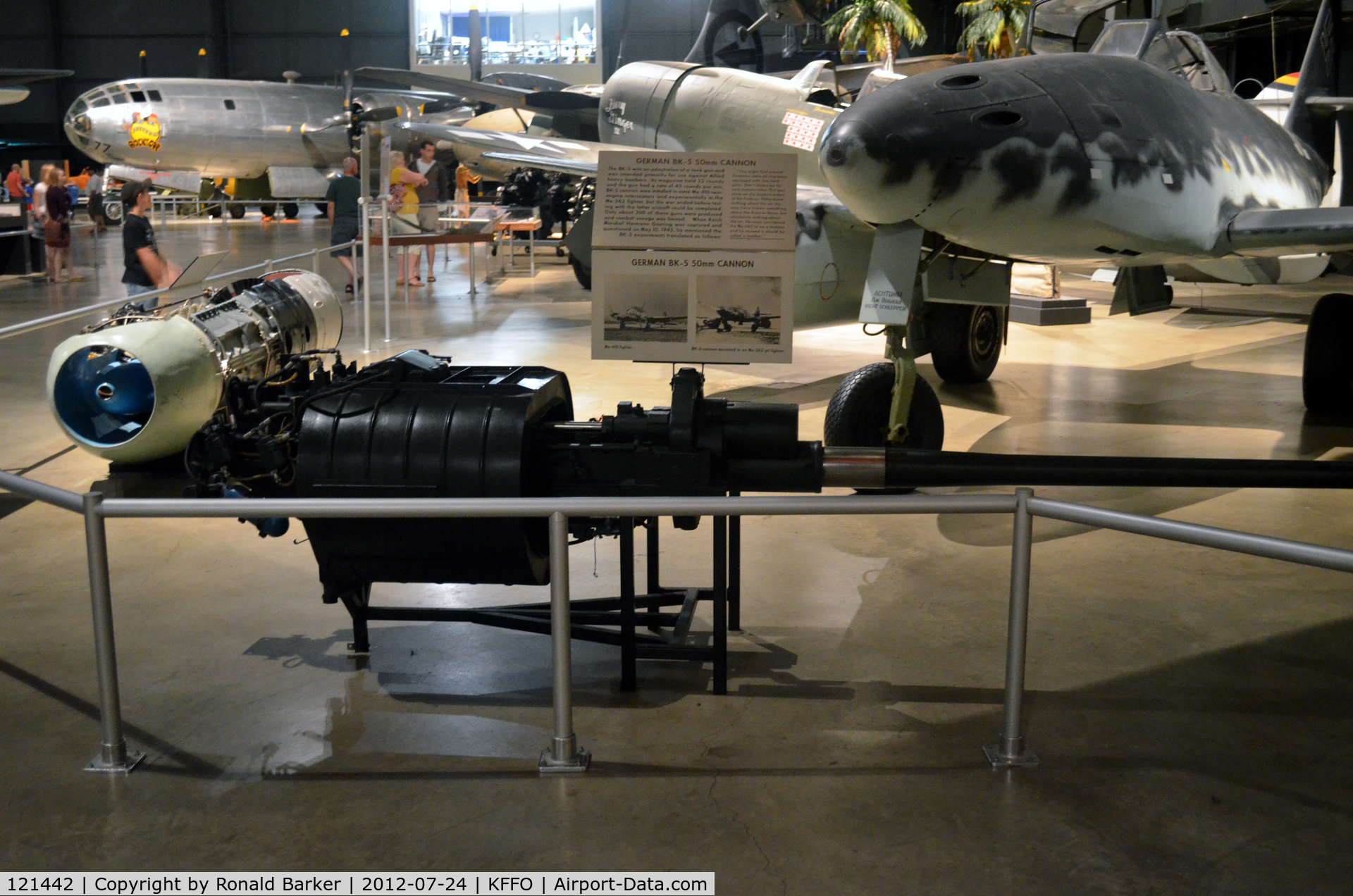 121442, Messerschmitt Me-262A Schwalbe C/N 501232, AF Museum