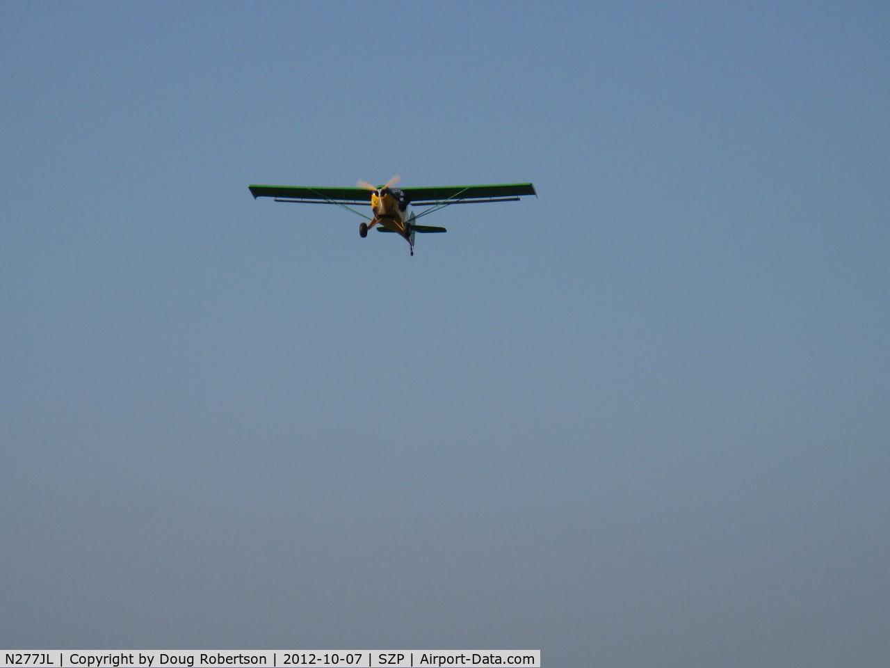 N277JL, 1991 Denney Kitfox Model 1 C/N 122, 1991 Lawrence KITFOX, Rotax, takeoff climb Rwy 04