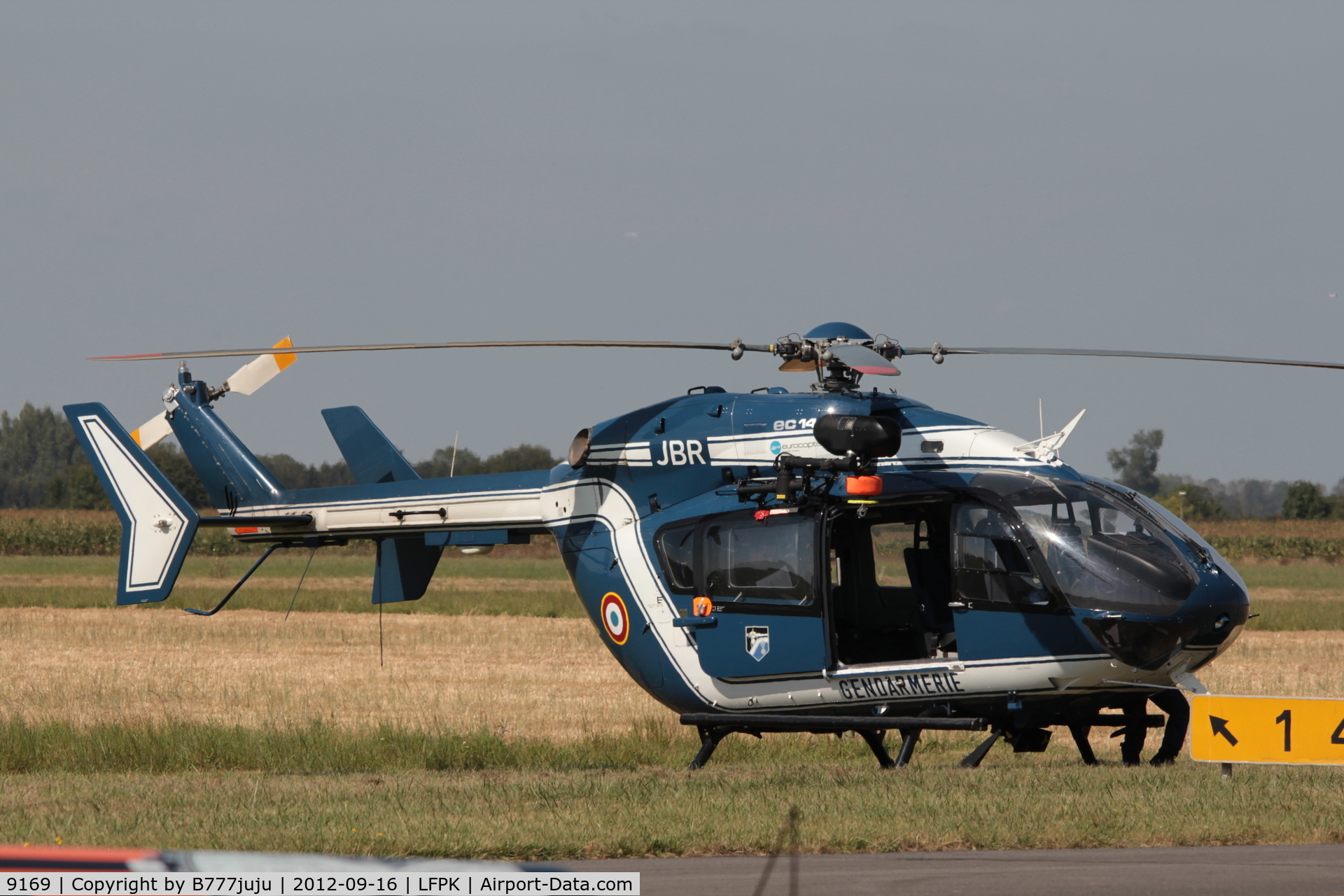9169, 2008 Eurocopter-Kawasaki EC-145 (BK-117C-2) C/N 9169, at Coulommiers
