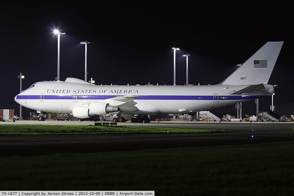 73-1677, 1973 Boeing E-4B C/N 20683, an angel in the night, what a beauty