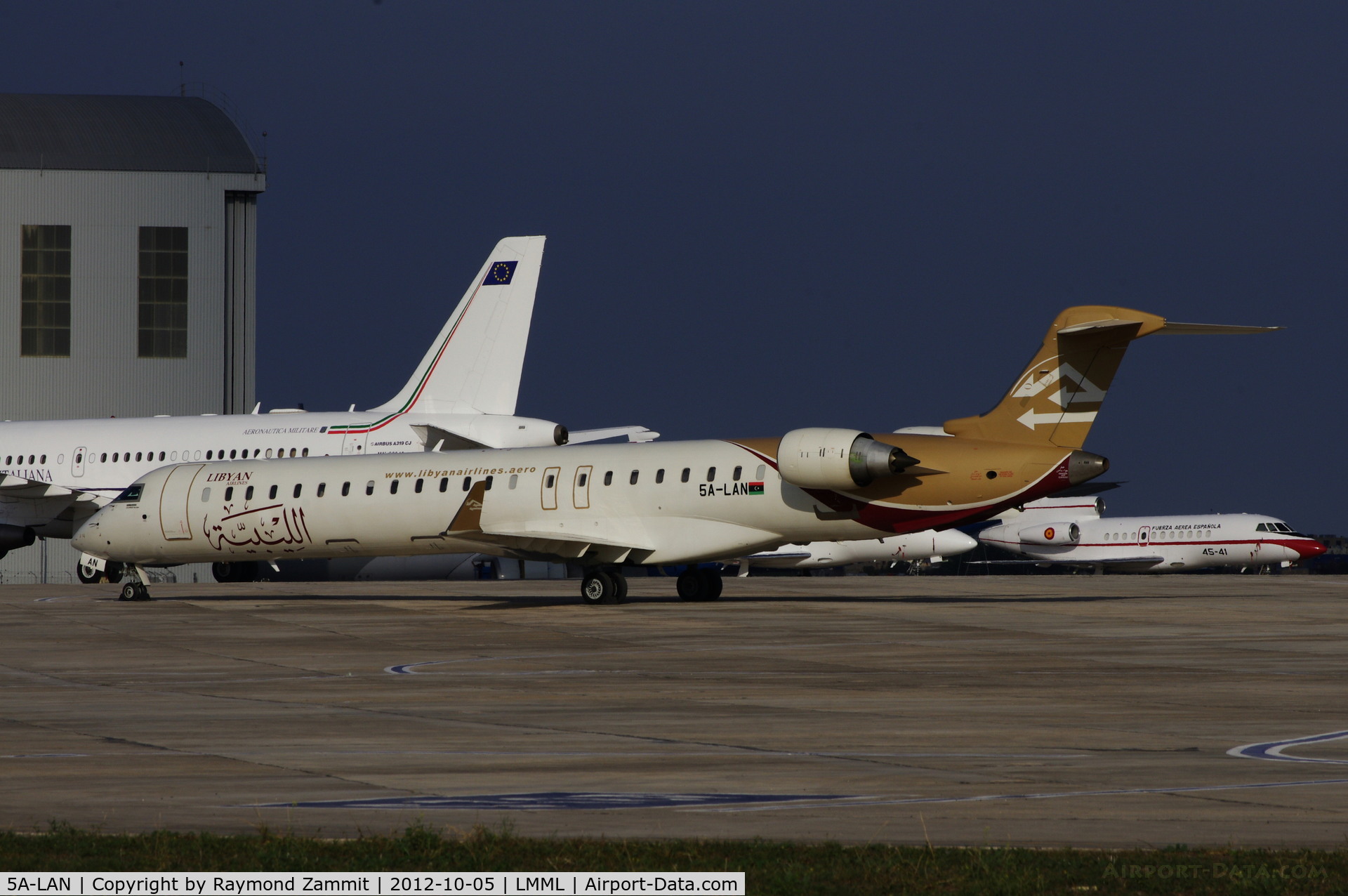 5A-LAN, 2010 Bombardier CRJ-900ER (CL-600-2D24) C/N 15258, CRJ900 5A-LAN Libyan Arab Airlines.