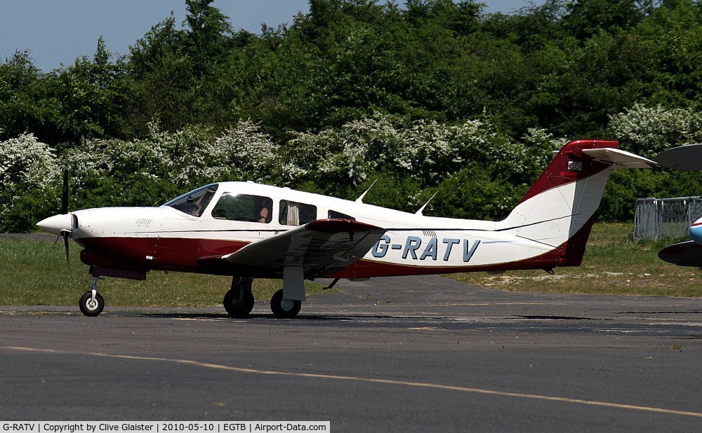 G-RATV, 1983 Piper PA-28RT-201T Turbo Arrow IV Arrow IV C/N 28R-8431005, Ex: N4330W > PH-DPD > G-WILS > G-RATV - Originally owned in private hands in January 1996 as G-WILS and currently with, Tango Victor Ltd since April 2008 as G-RATV.