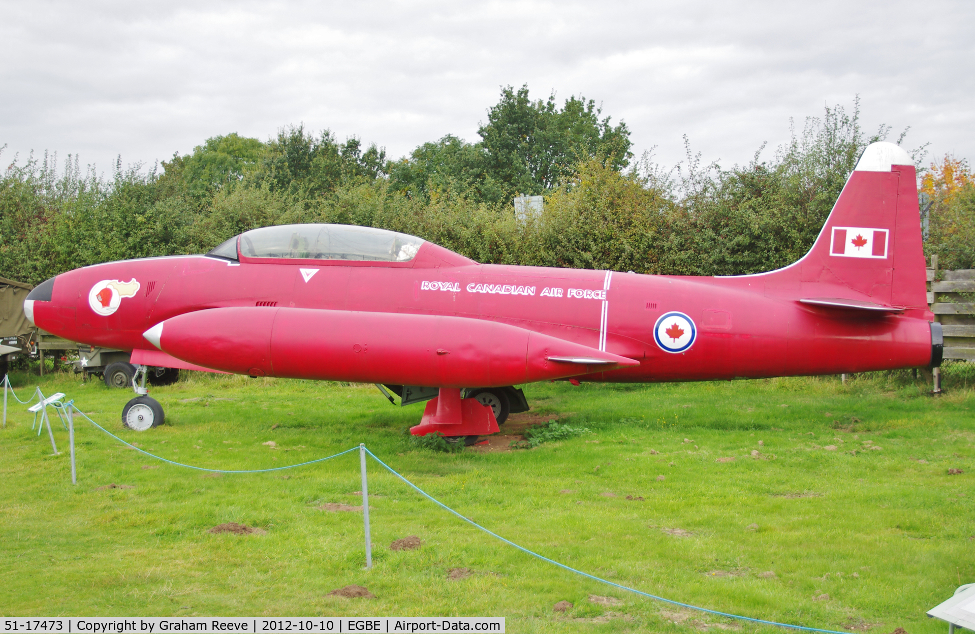 51-17473, 1951 Lockheed T-33A Shooting Star C/N 580-7367, Preserved at the Midland Air Museum.