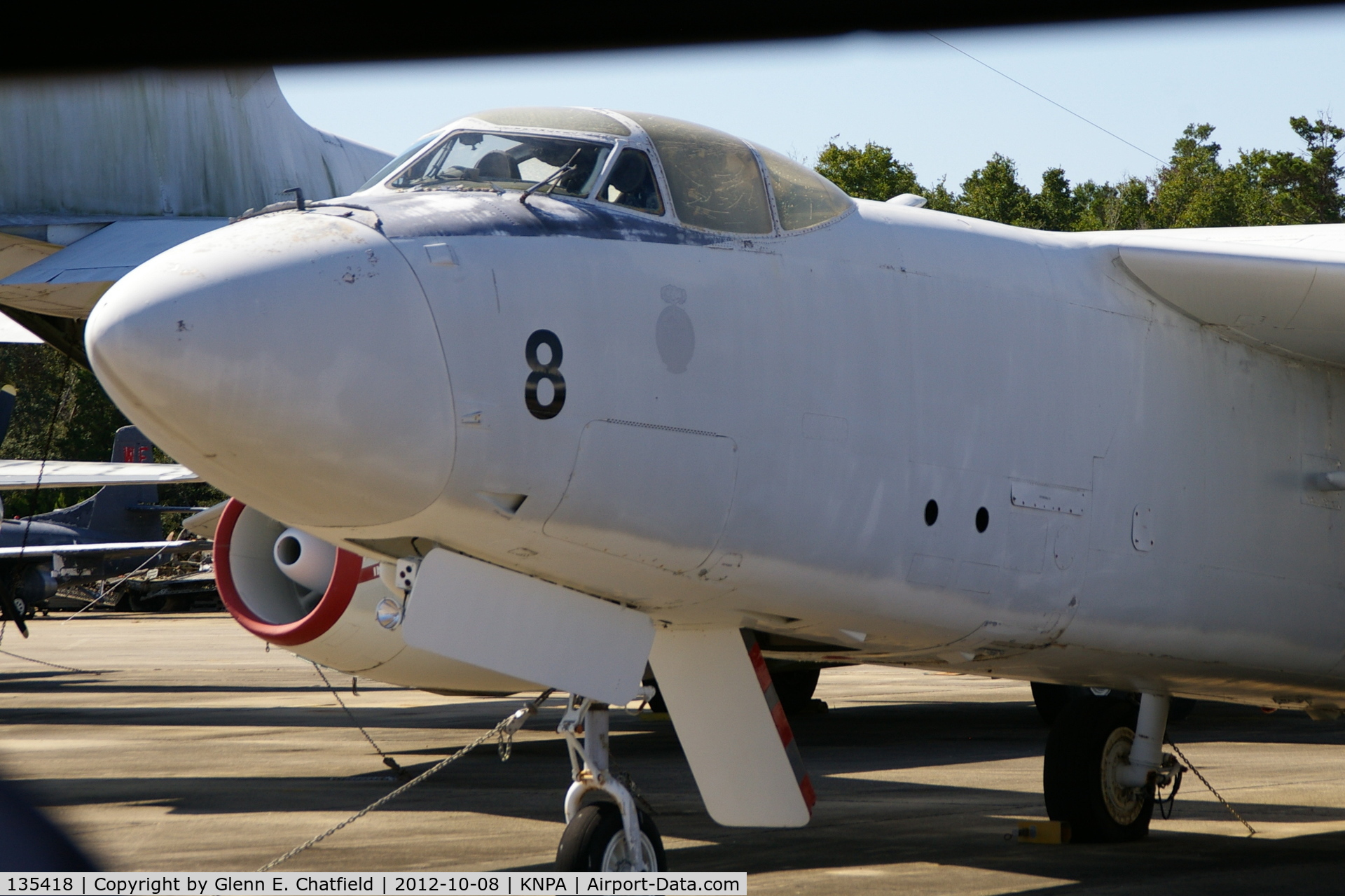 135418, Douglas A-3A Skywarrior C/N 10311, At the Naval Aviation Museum