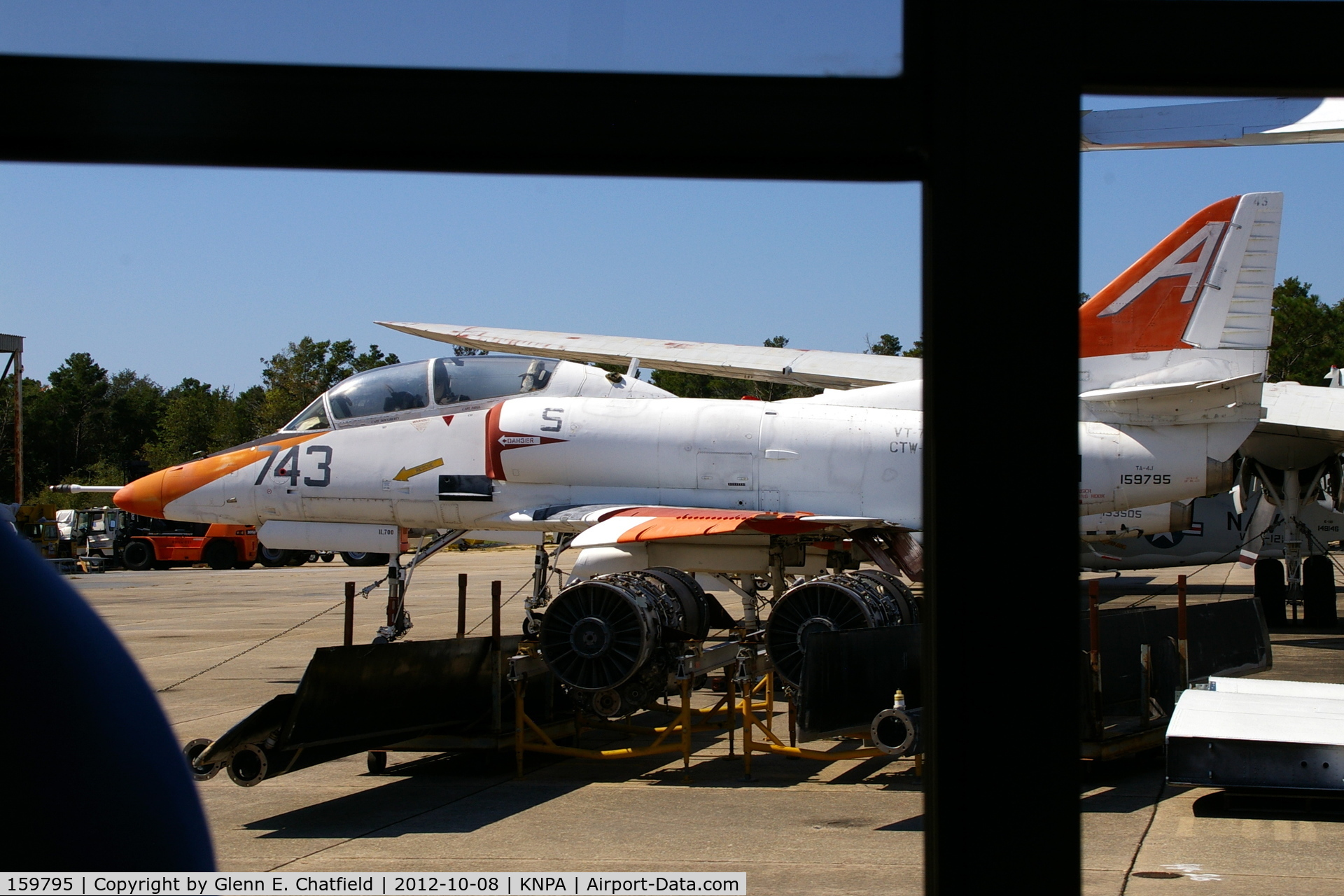 159795, 1975 Douglas TA-4J Skyhawk C/N 14494, At the Naval Aviation Museum
