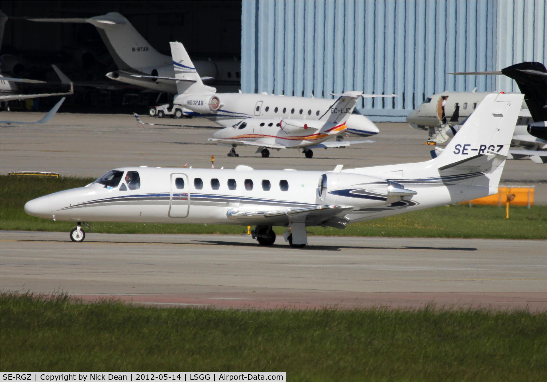 SE-RGZ, 2002 Cessna 560 Citation Encore C/N 560-0607, LSGG/GVA EBACE 2012