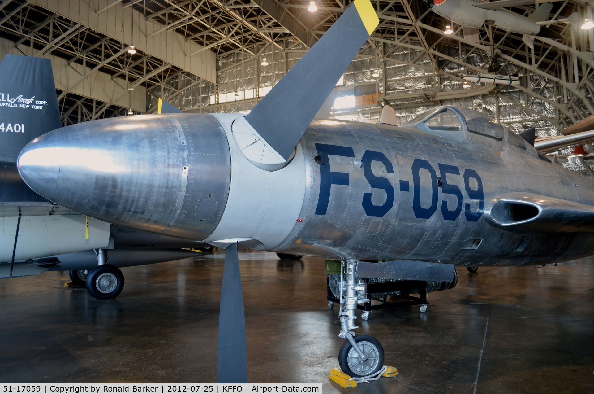 51-17059, 1955 Republic XF-84H Thunderstreak C/N 369, AF Museum
