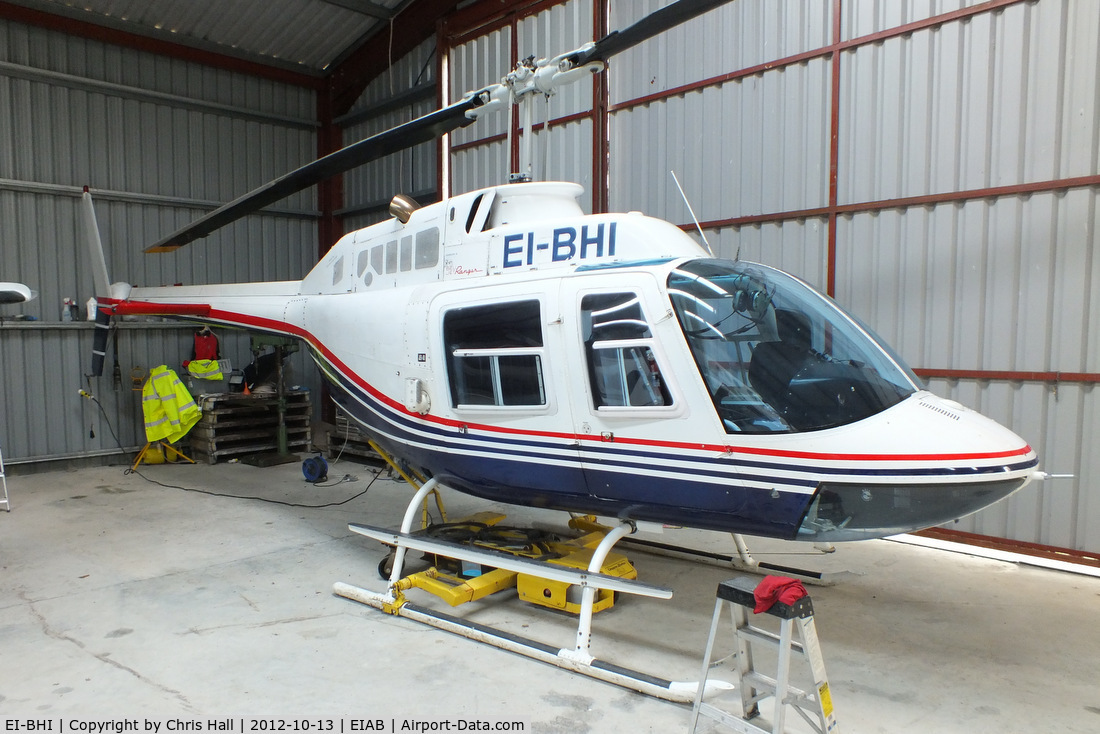 EI-BHI, Bell 206B JetRanger II C/N 906, at Abbeyshrule Airport, Ireland