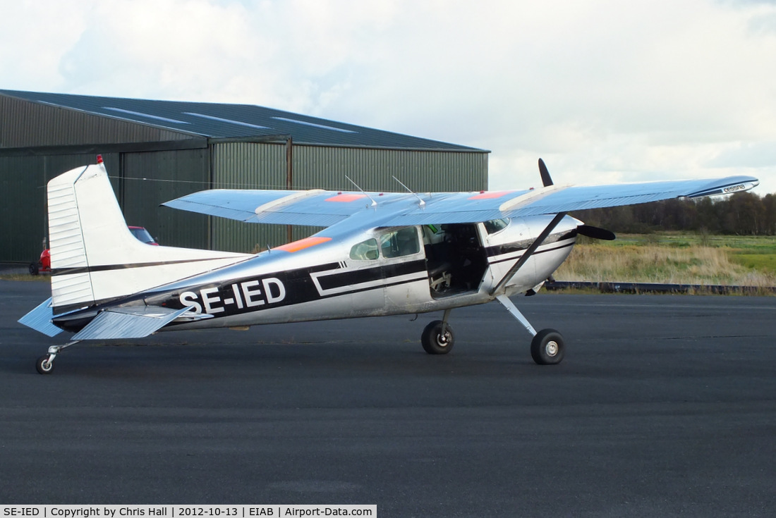 SE-IED, 1977 Cessna A185F Skywagon 185 C/N 185-03320, at Abbeyshrule Airport, Ireland