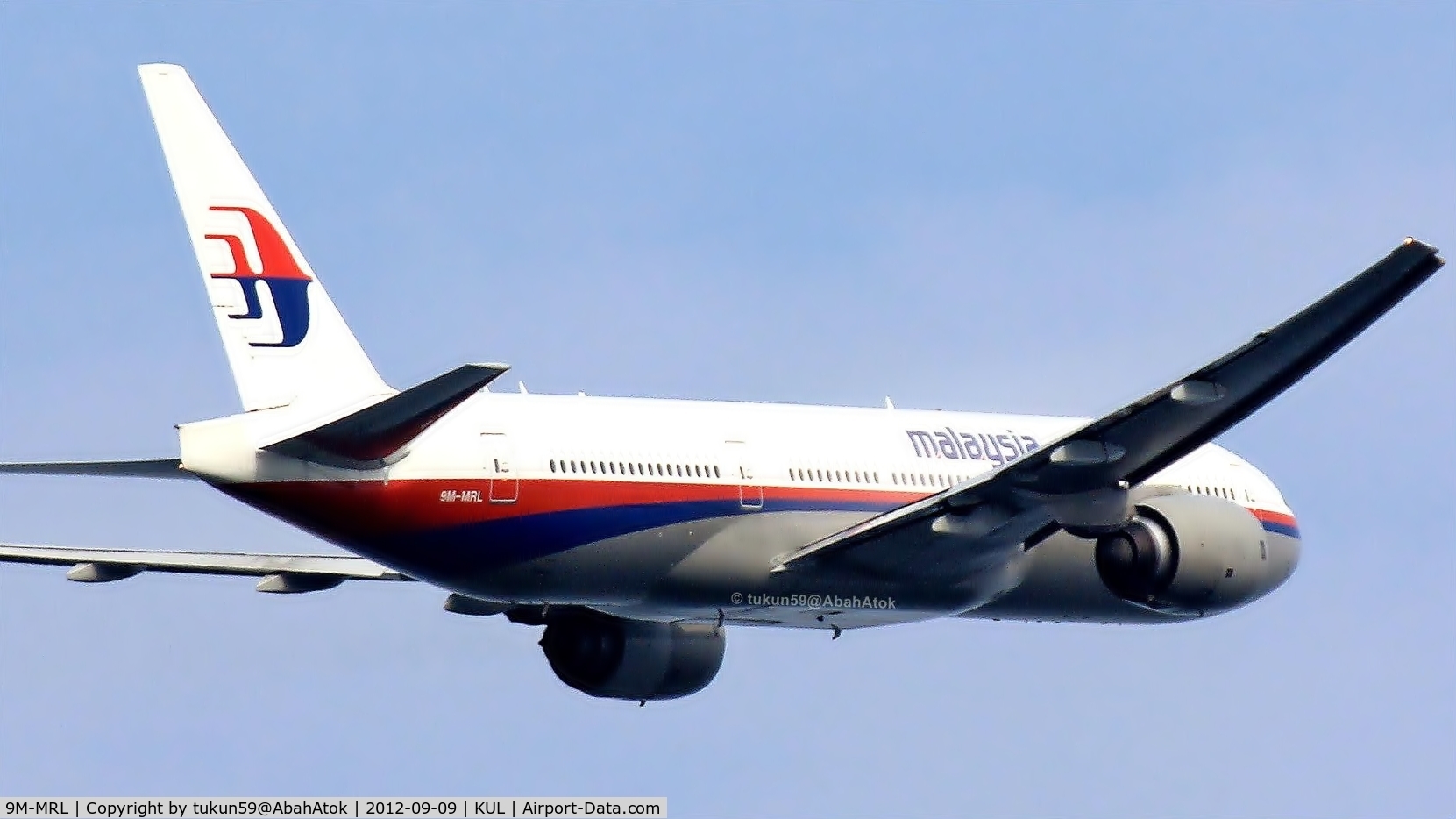 9M-MRL, 2001 Boeing 777-2H6/ER C/N 29065, Malaysia Airlines