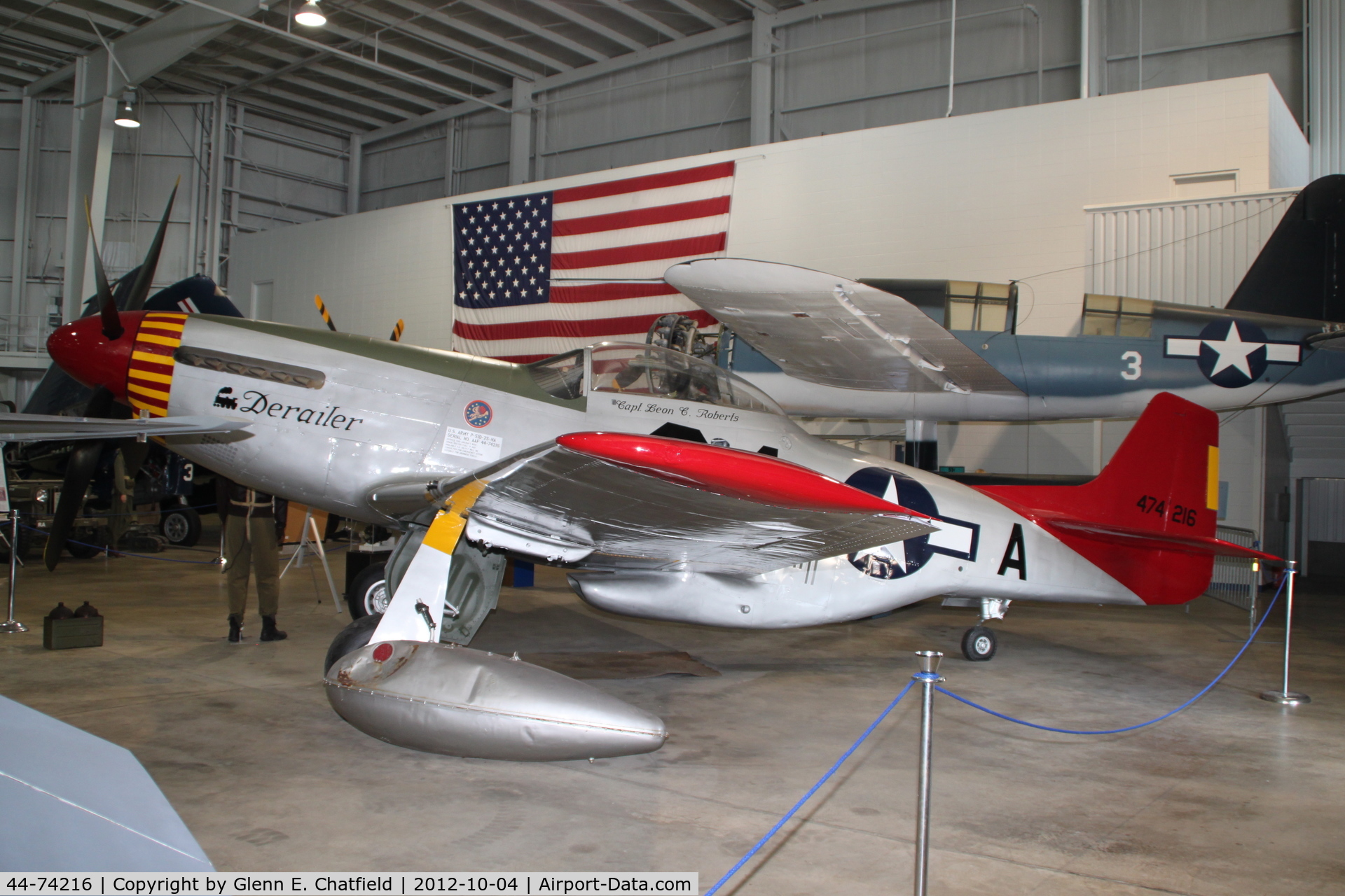 44-74216, 1944 North American P-51D-25-NA Mustang C/N 122-40756, Battleship Alabama Museum
