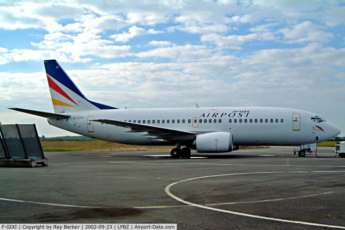 F-GIXI, 1987 Boeing 737-348F C/N 23809, Boeing 737-348F [23809] (Europe Airpost) Biarritz-Bayonne~F 23/09/2002