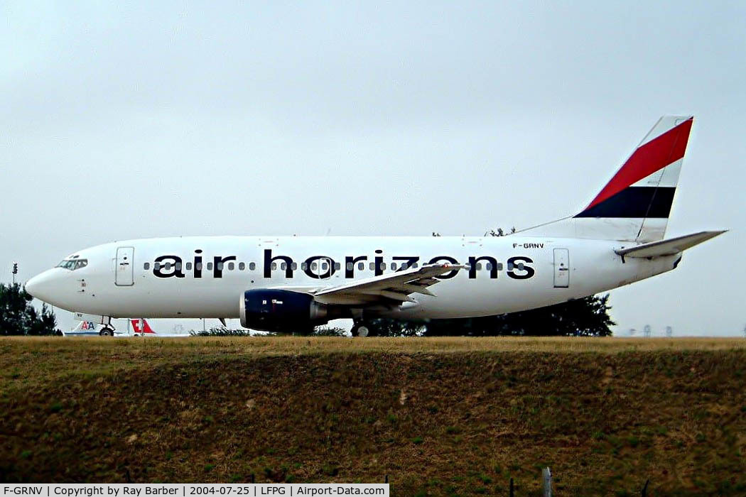 F-GRNV, 1989 Boeing 737-329 C/N 24356, Boeing 737-329 [24356] (Air Horizons) Paris-Charles De Gaulle~F 25/07/2004