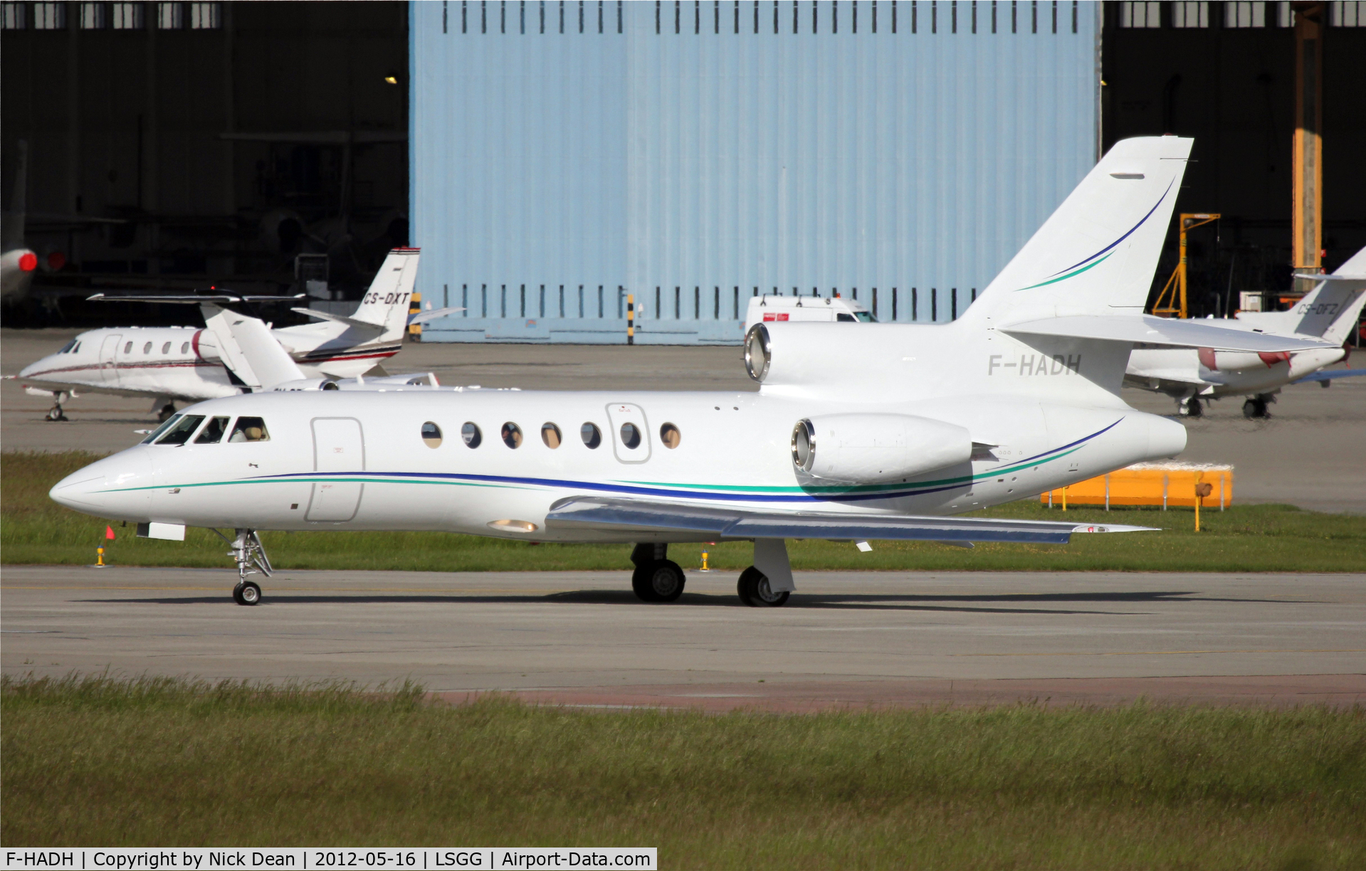 F-HADH, 1979 Dassault Falcon 50 C/N 011, LSGG/GVA EBACE 2012