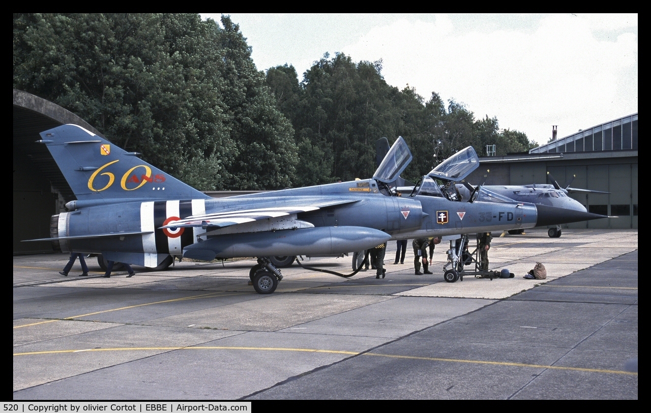 520, Dassault Mirage F.1B C/N Not found 520, Beauvechain trainers meet 2004