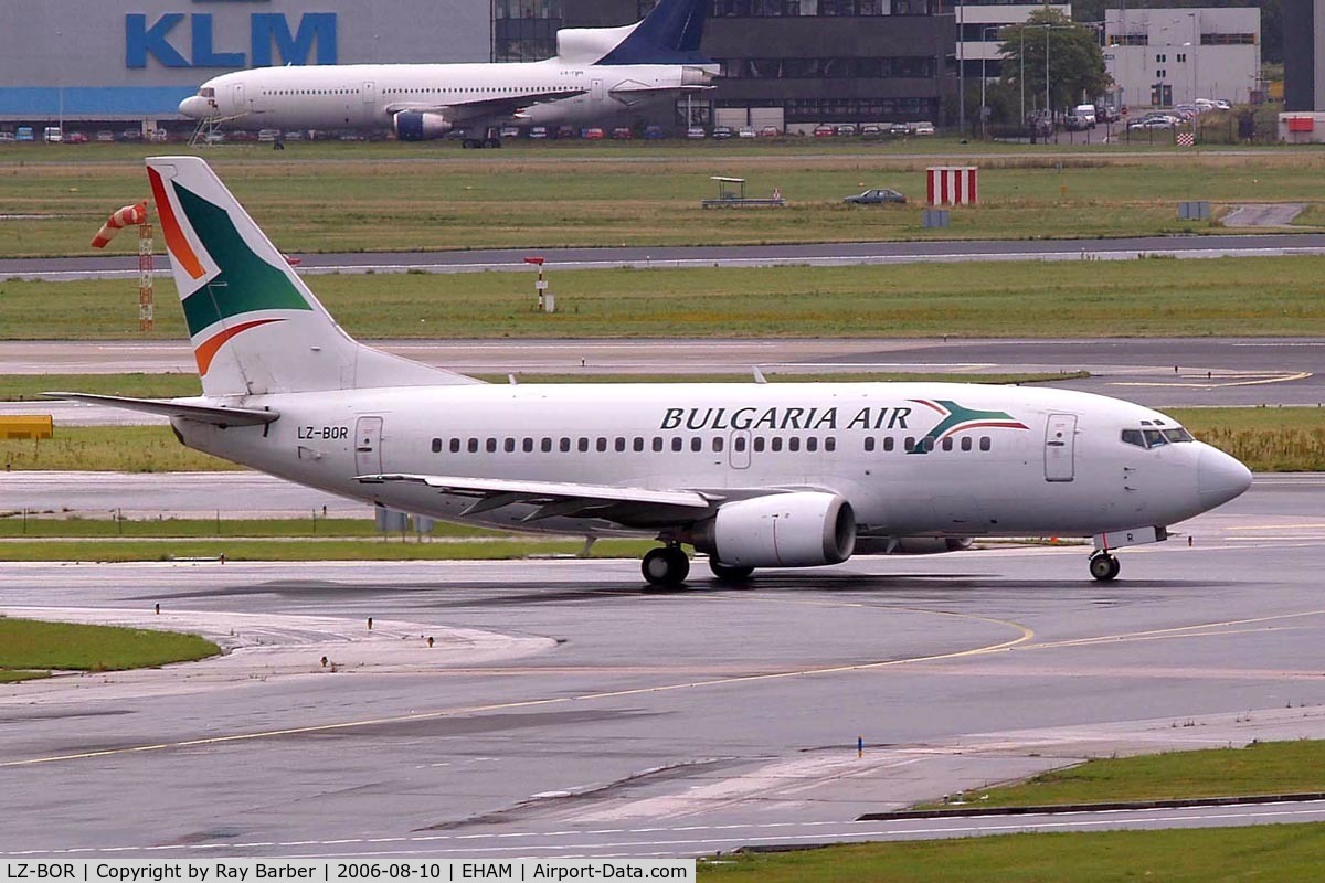 LZ-BOR, 1993 Boeing 737-548 C/N 25165, Boeing 737-548 [25165] (Bulgaria Air) Schiphol~PH 10/08/2006