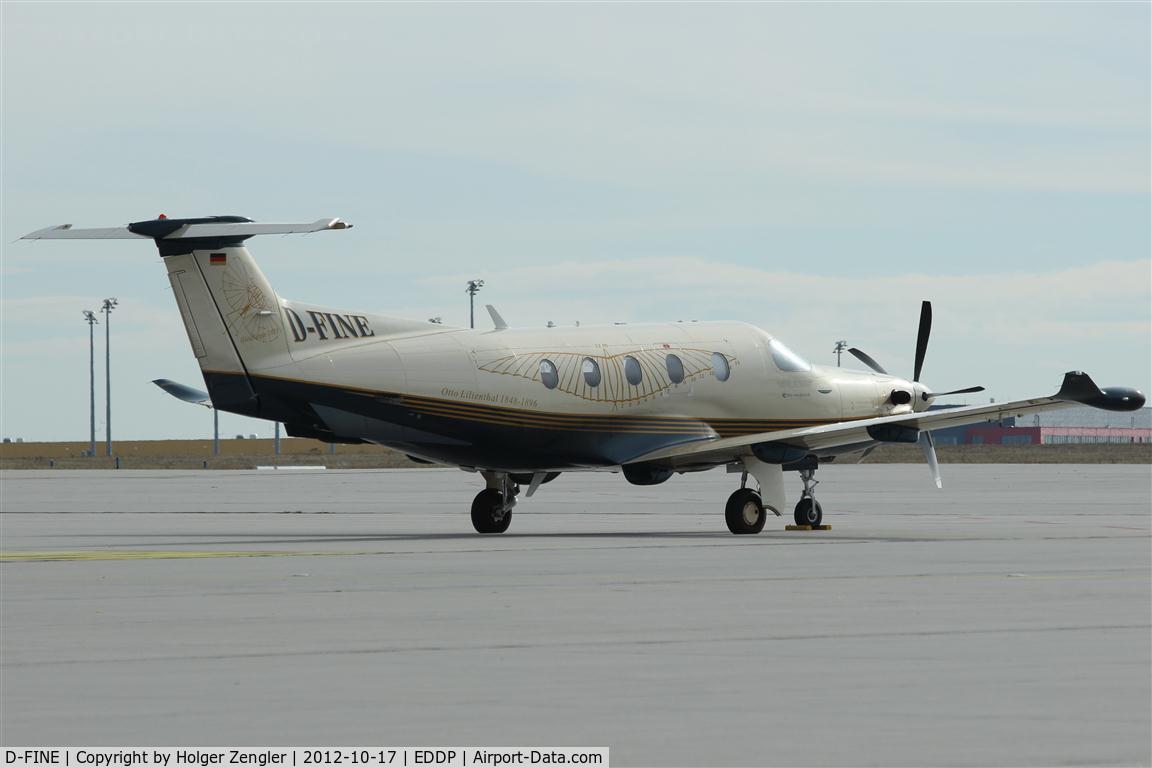 D-FINE, 2006 Pilatus PC-12/47 C/N 761, First time that I´ve seen that aircraft which commemorates Otto Lilienthal, Germany´s first flying human.....