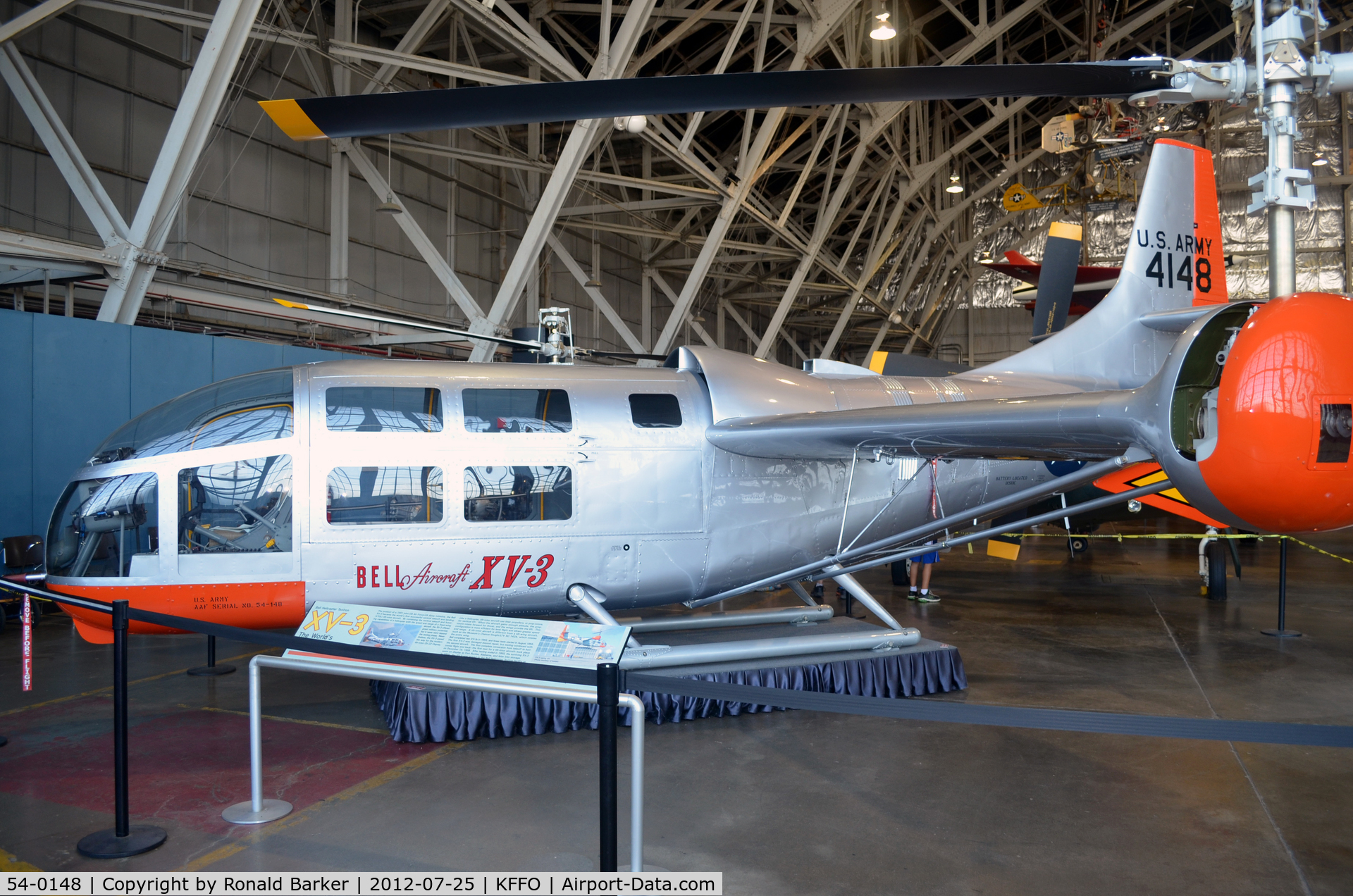 54-0148, 1954 Bell XV-3A C/N 2, AF Museum