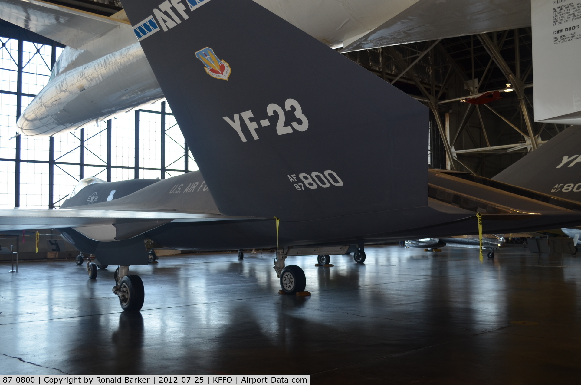 87-0800, 1990 Northrop YF-23A C/N PAV-1, AF Museum