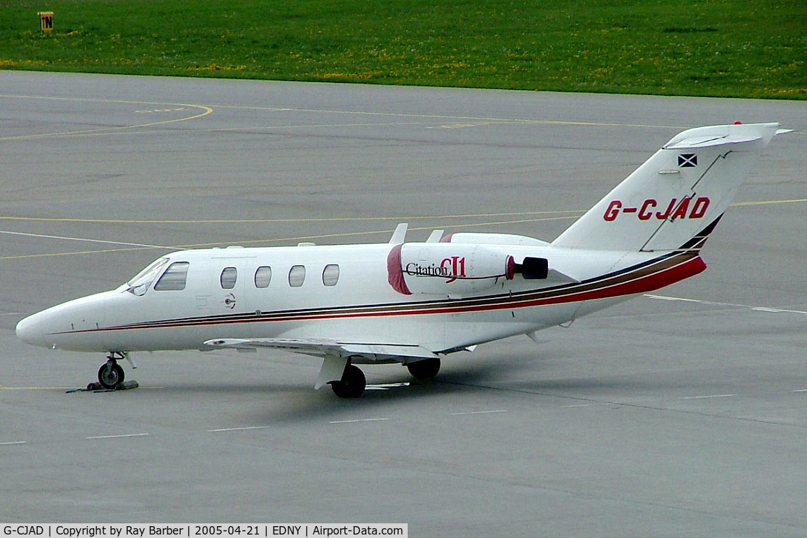 G-CJAD, 2001 Cessna 525 CitationJet CJ1 C/N 525-0435, Cessna CitationJet CJ1 [525-0435] Friedrichshafen~D 21/04/2005