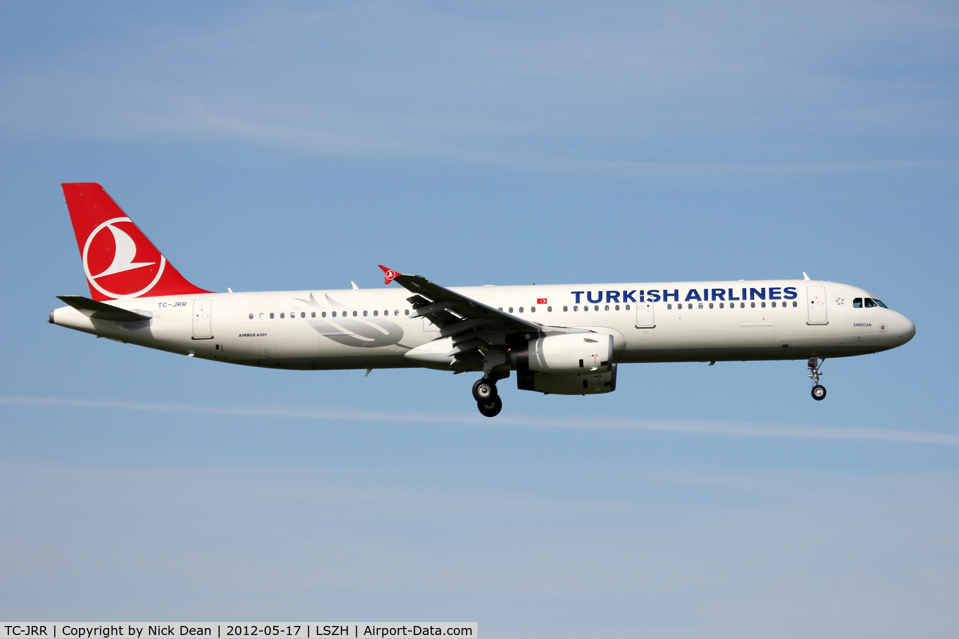 TC-JRR, 2011 Airbus A321-231 C/N 4706, LSZH/ZRH
