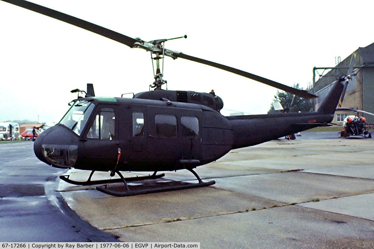 67-17266, 1967 Bell UH-1H Iroquois C/N 9464, Bell UH-1H Iroquois [9464] Middle Wallop~G 06/06/1977