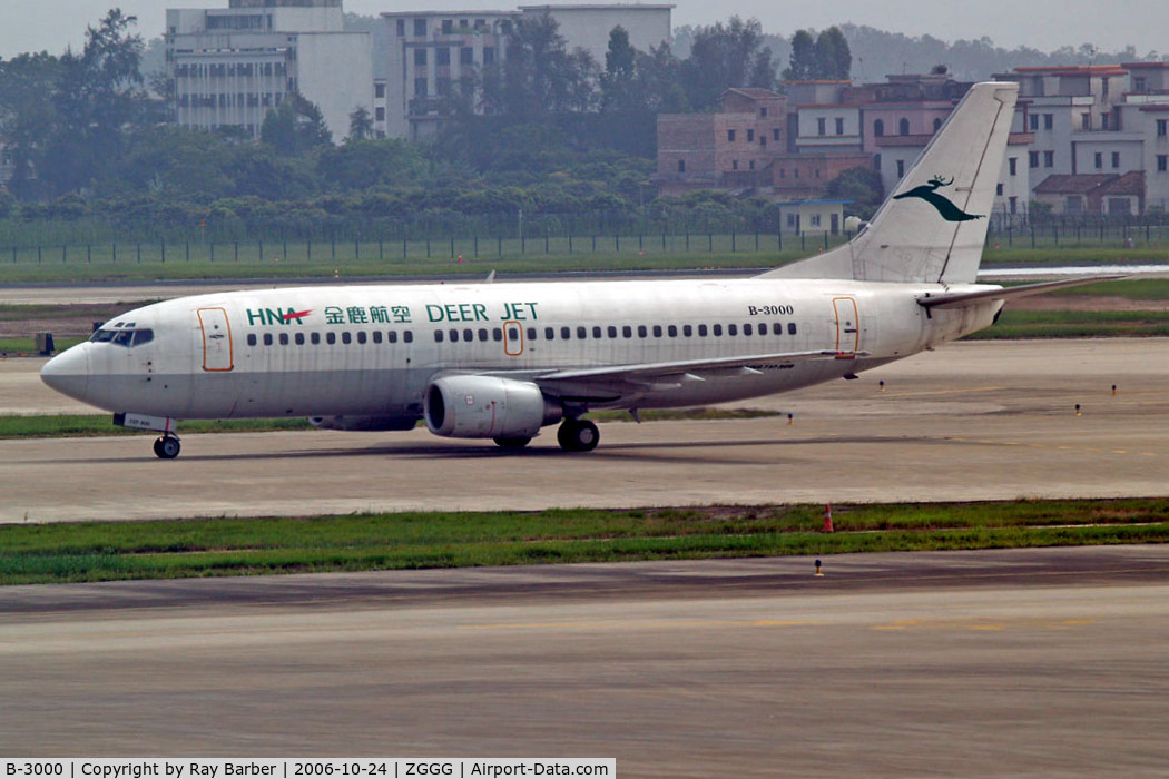 B-3000, 1998 Boeing 737-36Q C/N 29326, Boeing 737-36Q [29326] (Deer Air) Guangzhou-Baiyun~B 24/10/2006