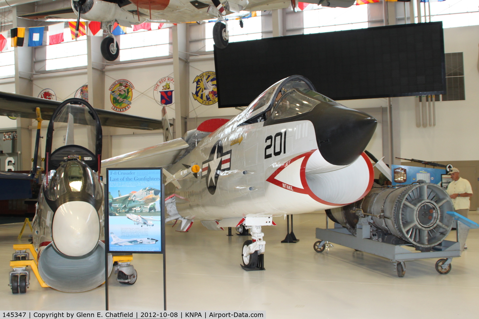 145347, 1957 Vought F-8A Crusader C/N Not found 145347, Naval Aviation Museum