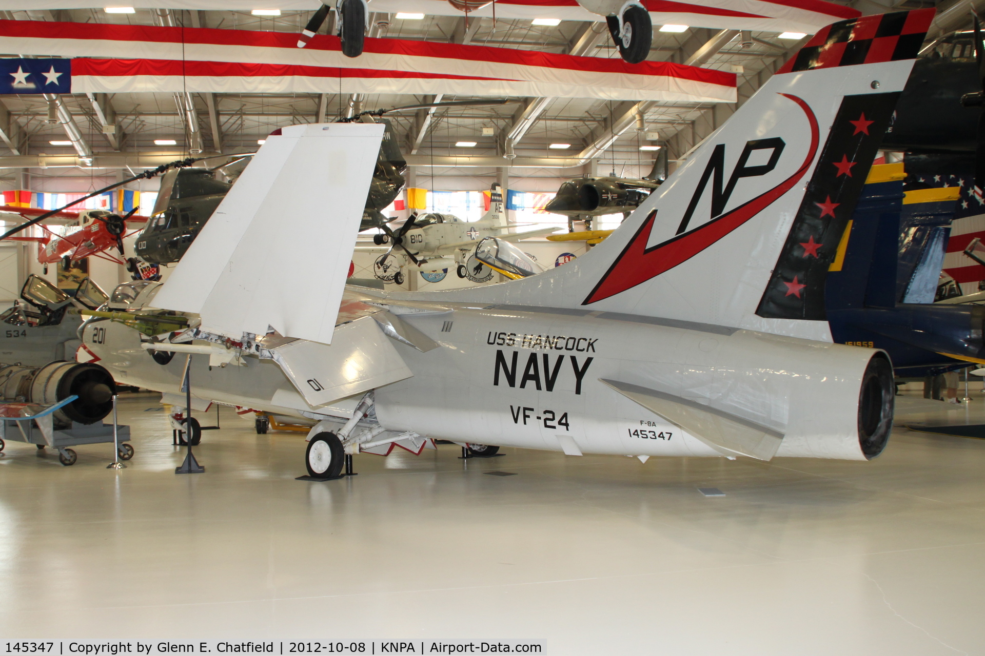 145347, 1957 Vought F-8A Crusader C/N Not found 145347, Naval Aviation Museum
