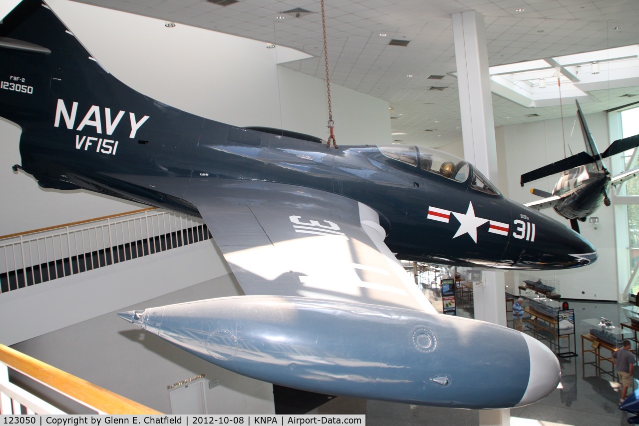 123050, Grumman F9F-2 Panther C/N K-65, Naval Aviation Museum