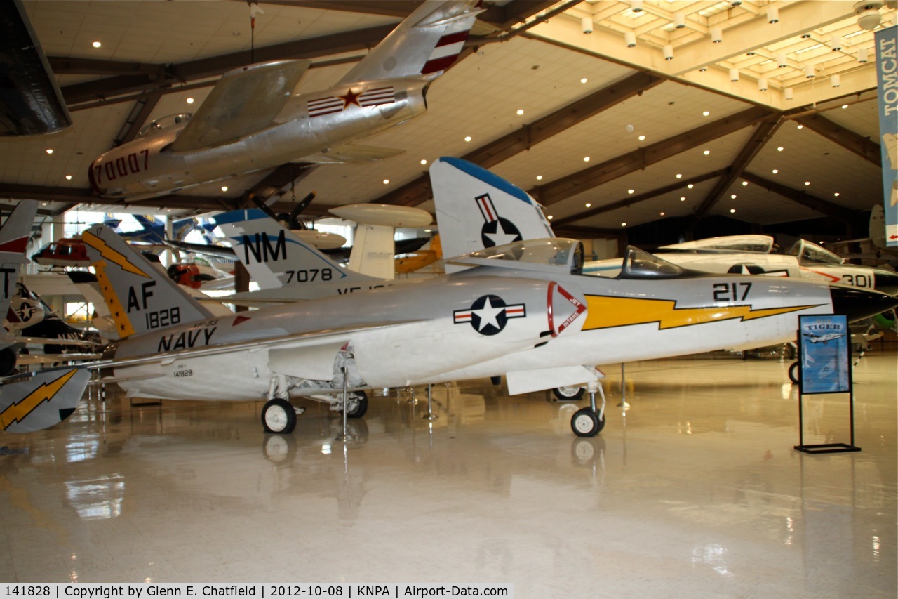 141828, Grumman F11F-1 Tiger C/N 145, Naval Aviation Museum