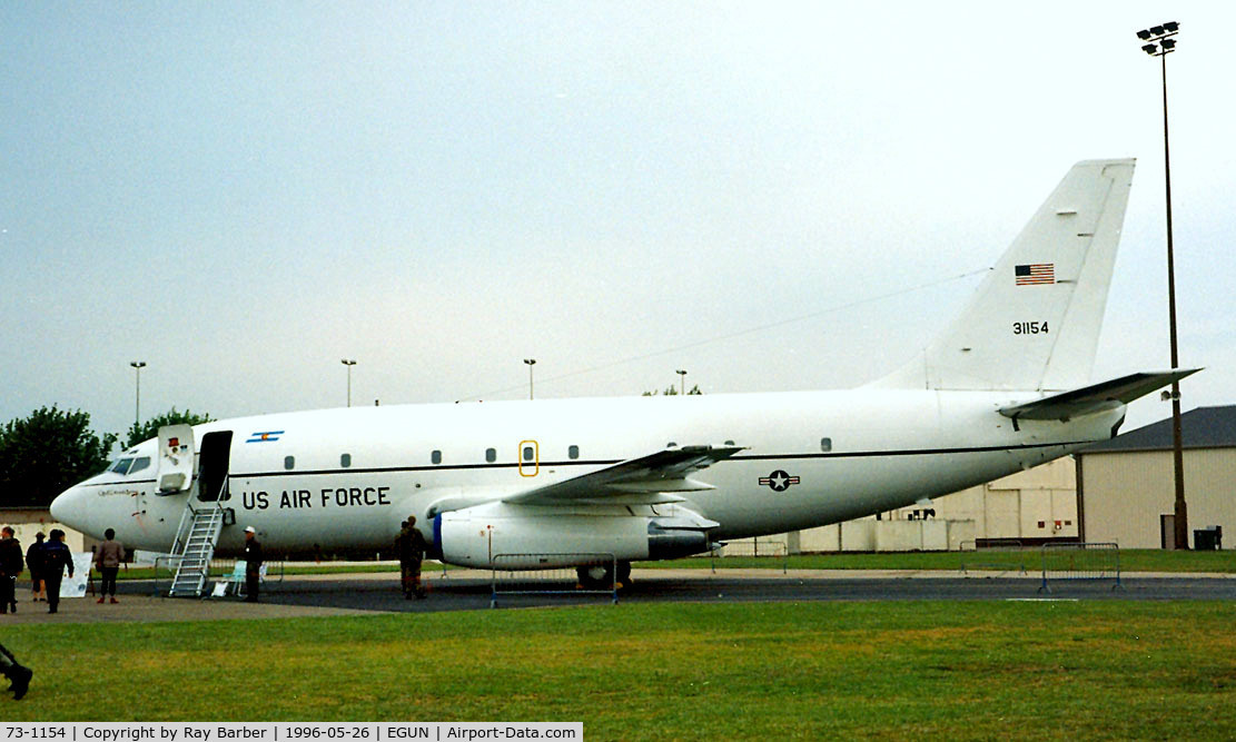 73-1154, 1974 Boeing CT-43A C/N 20701, Boeing T-43A [20701] RAF Mildenhall~G 26/05/1996