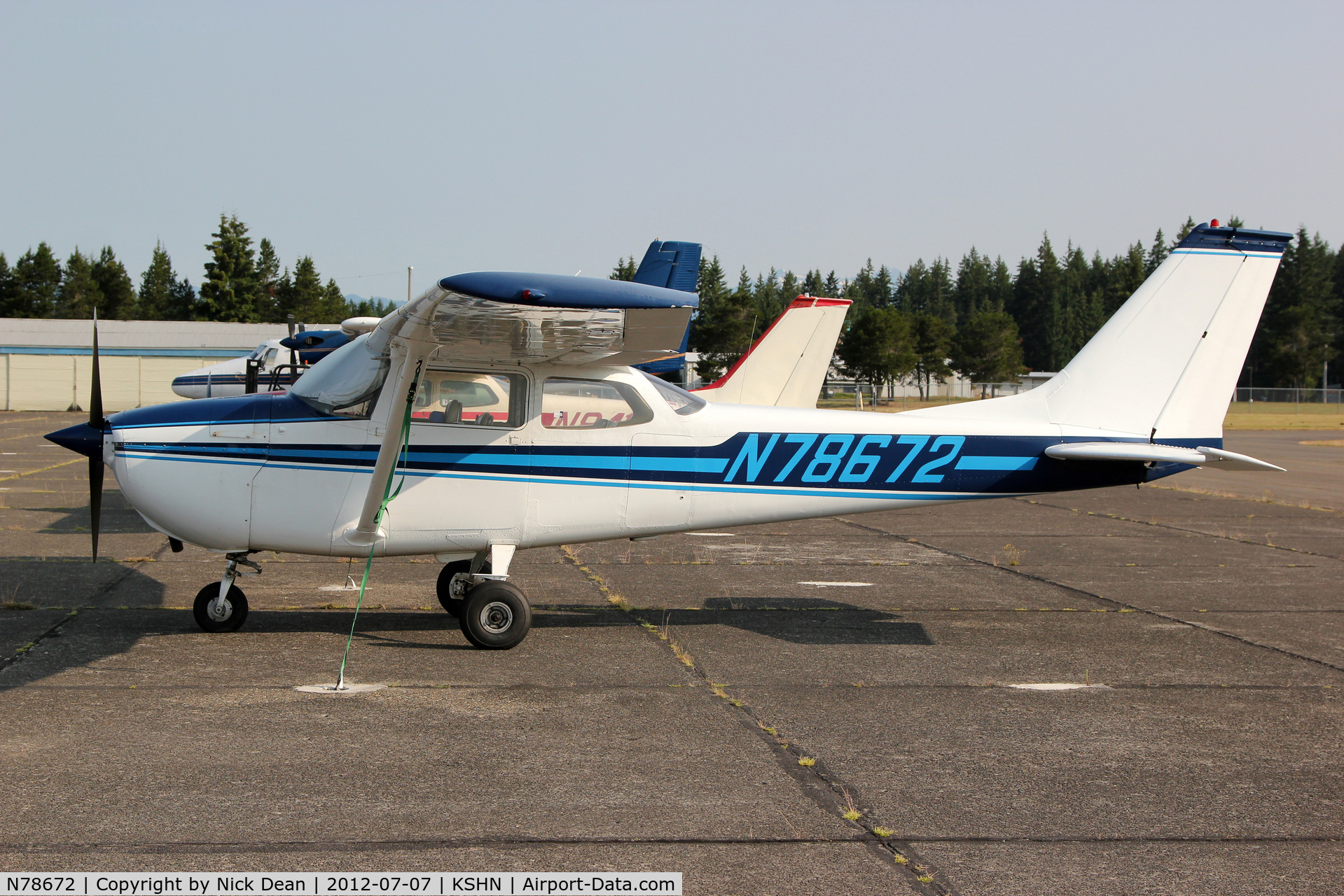 N78672, 1968 Cessna 172K Skyhawk C/N 17257713, KSHN/SHN