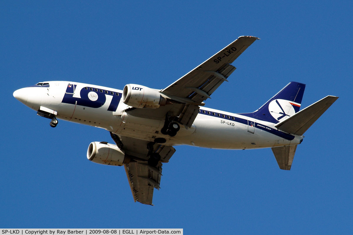 SP-LKD, 1992 Boeing 737-55D C/N 27419, Boeing 737-55D [27419] (LOT Polish Airlines) Home~G 08/09/2009