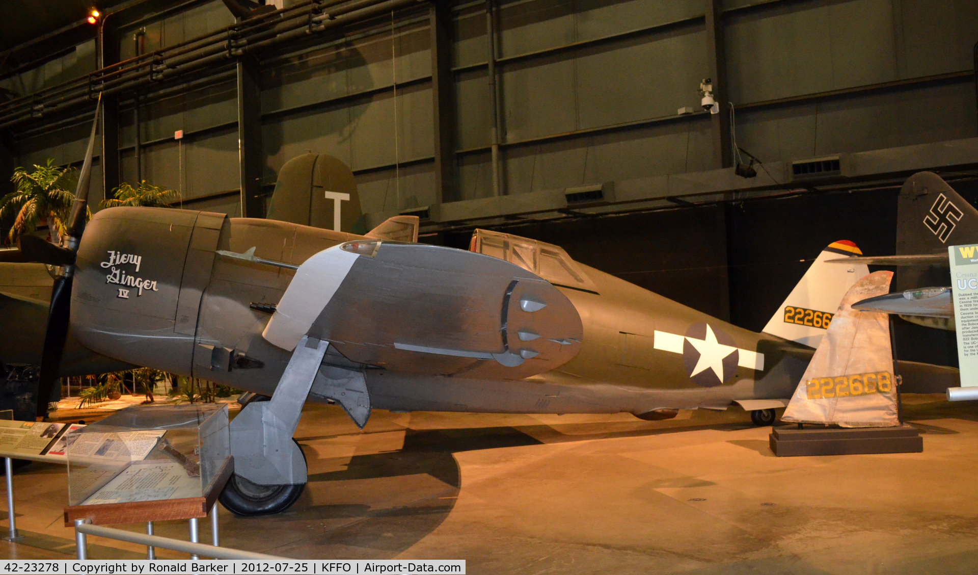 42-23278, 1942 Republic P-47D Thunderbolt C/N 42-23278/1029, AF Museum shown 42-22668