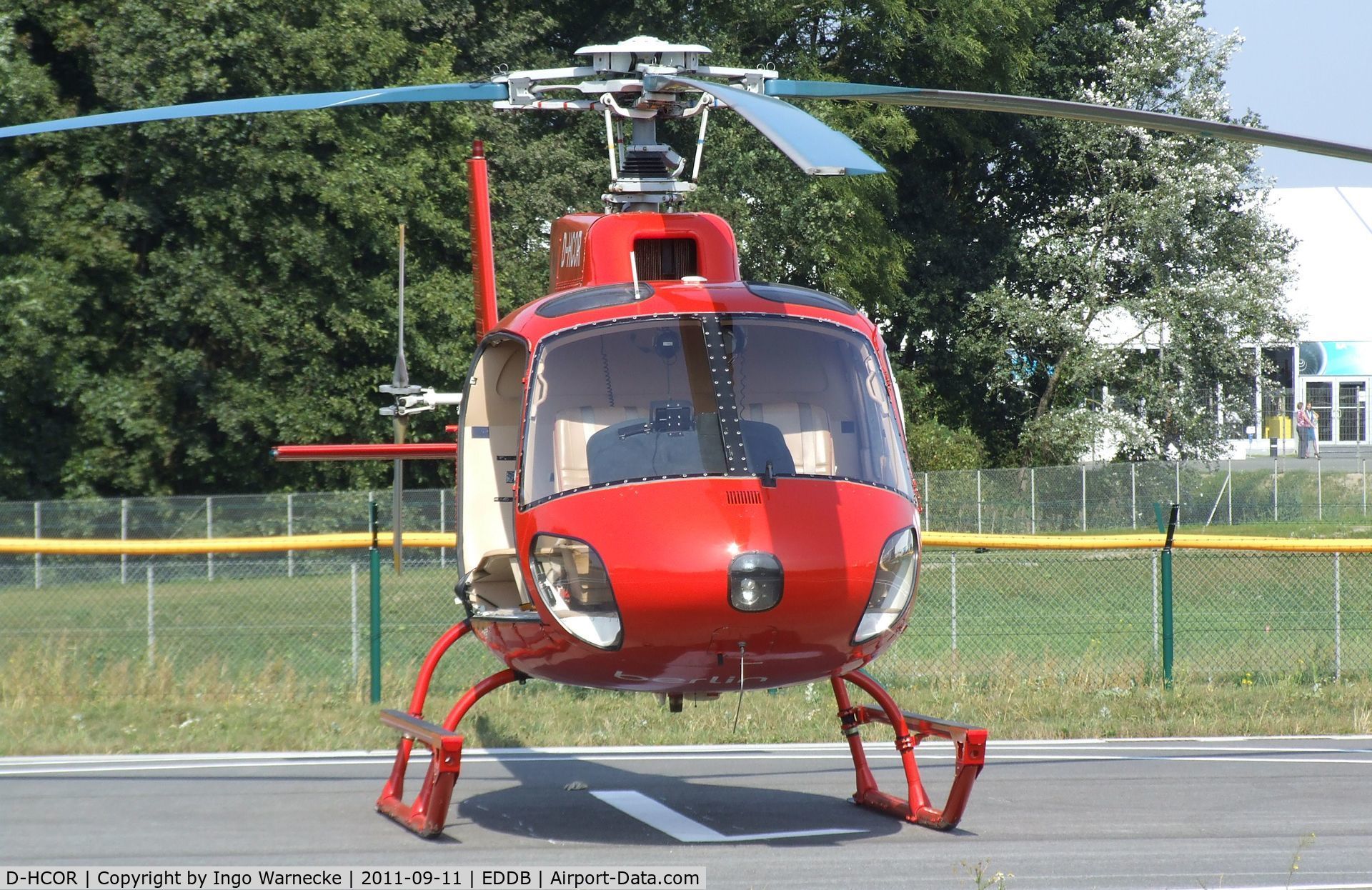 D-HCOR, Aerospatiale AS-350B Ecureuil C/N 1601, Aerospatiala AS.350B Ecureuil at the ILA 2012, Berlin