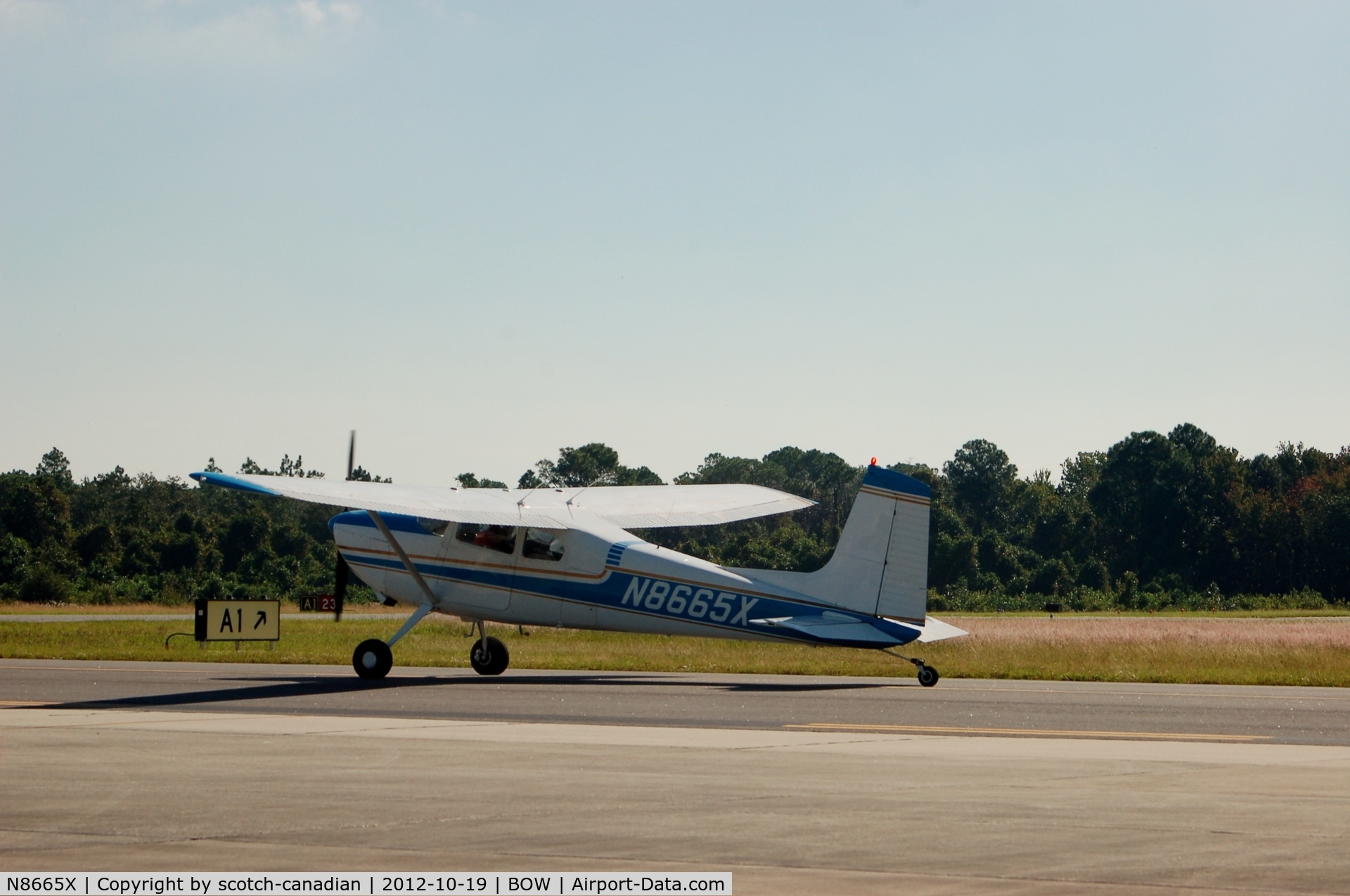 N8665X, 1961 Cessna 180E C/N 18051065, 1961 Cessna 180E N8665X at Bartow Municipal Airport, Bartow, FL