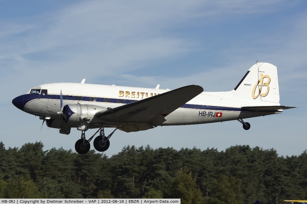 HB-IRJ, 1940 Douglas DC-3A-S4C4G C/N 2204, Breitling DC3