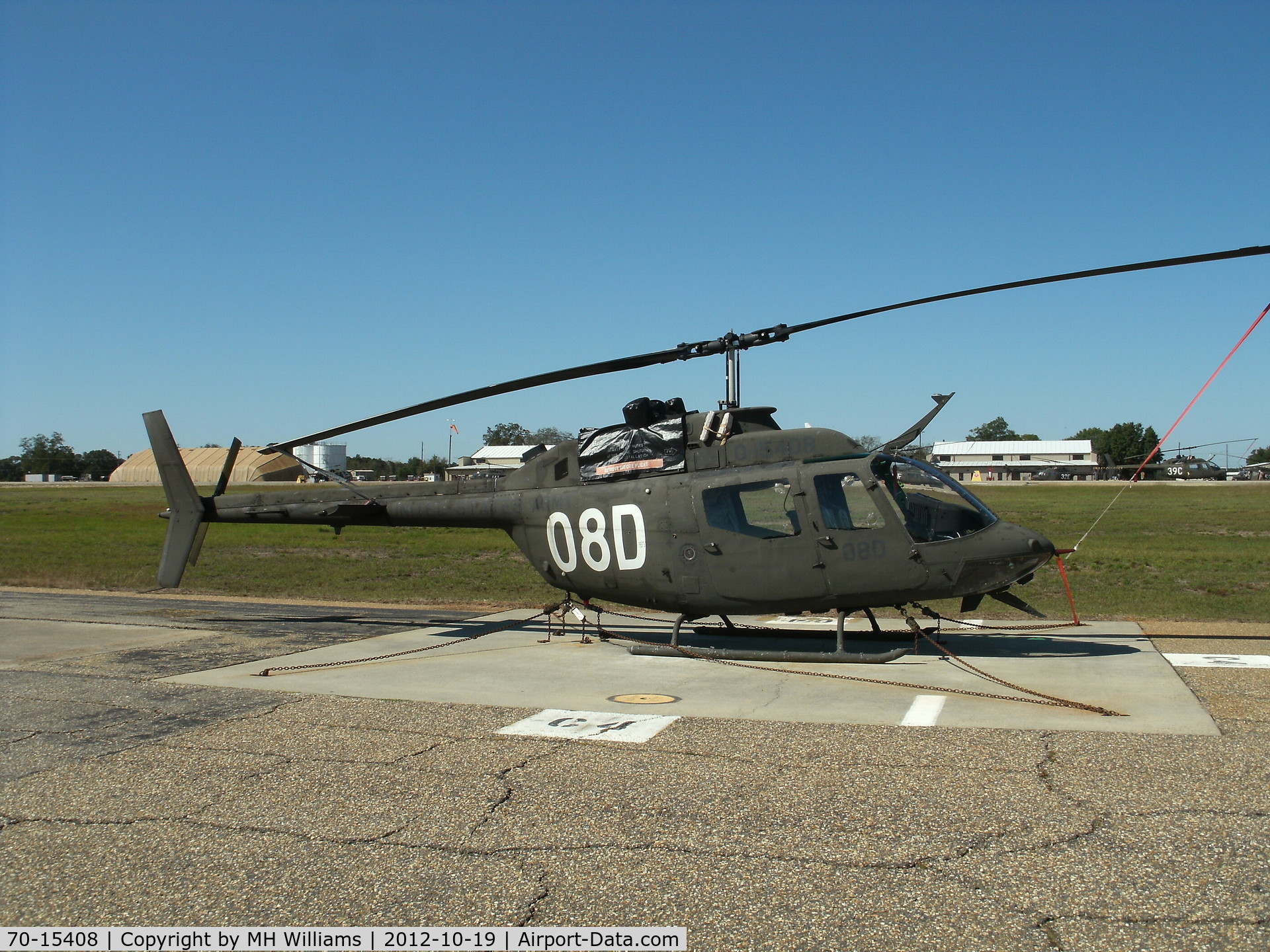 70-15408, 1970 Bell OH-58C Kiowa C/N 40959, Ft. Rucker Al