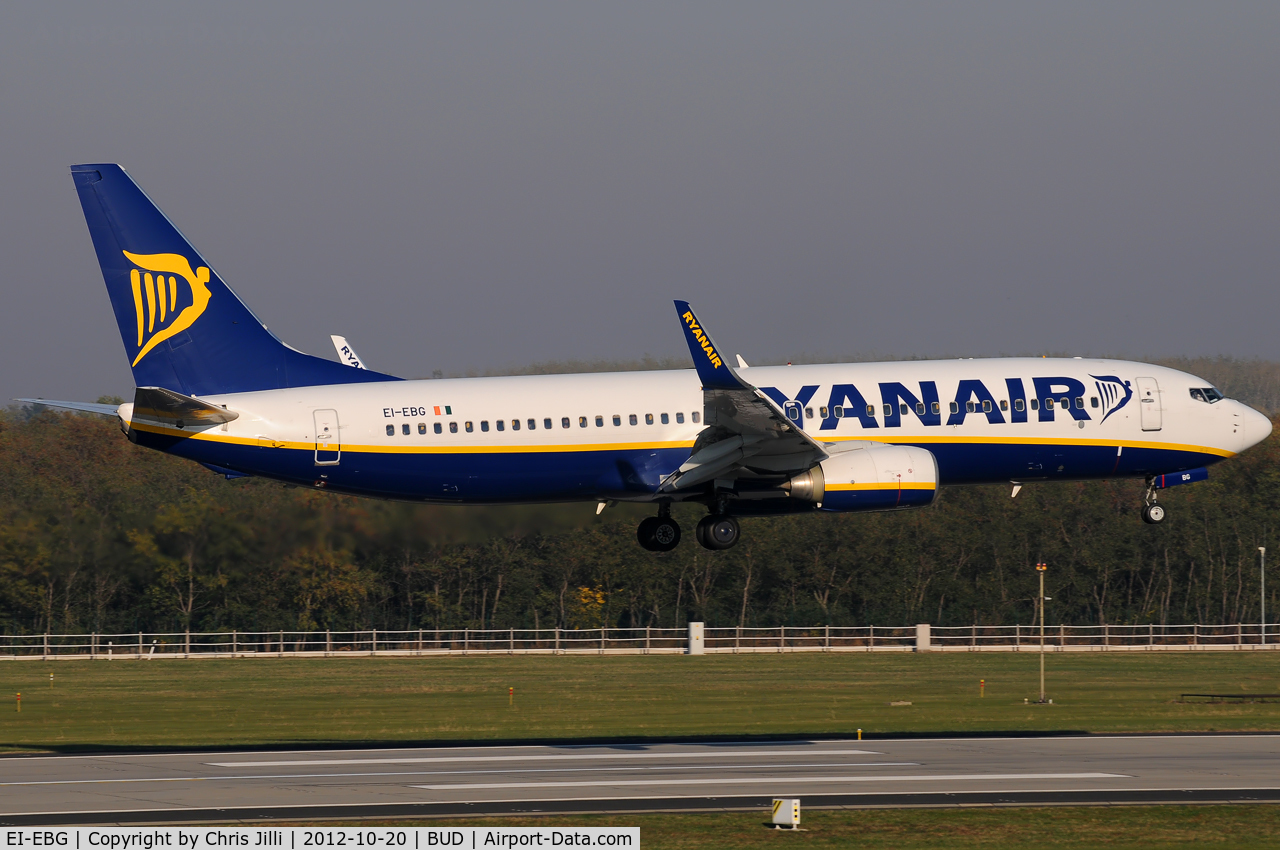 EI-EBG, 2009 Boeing 737-8AS C/N 37525, Ryanair