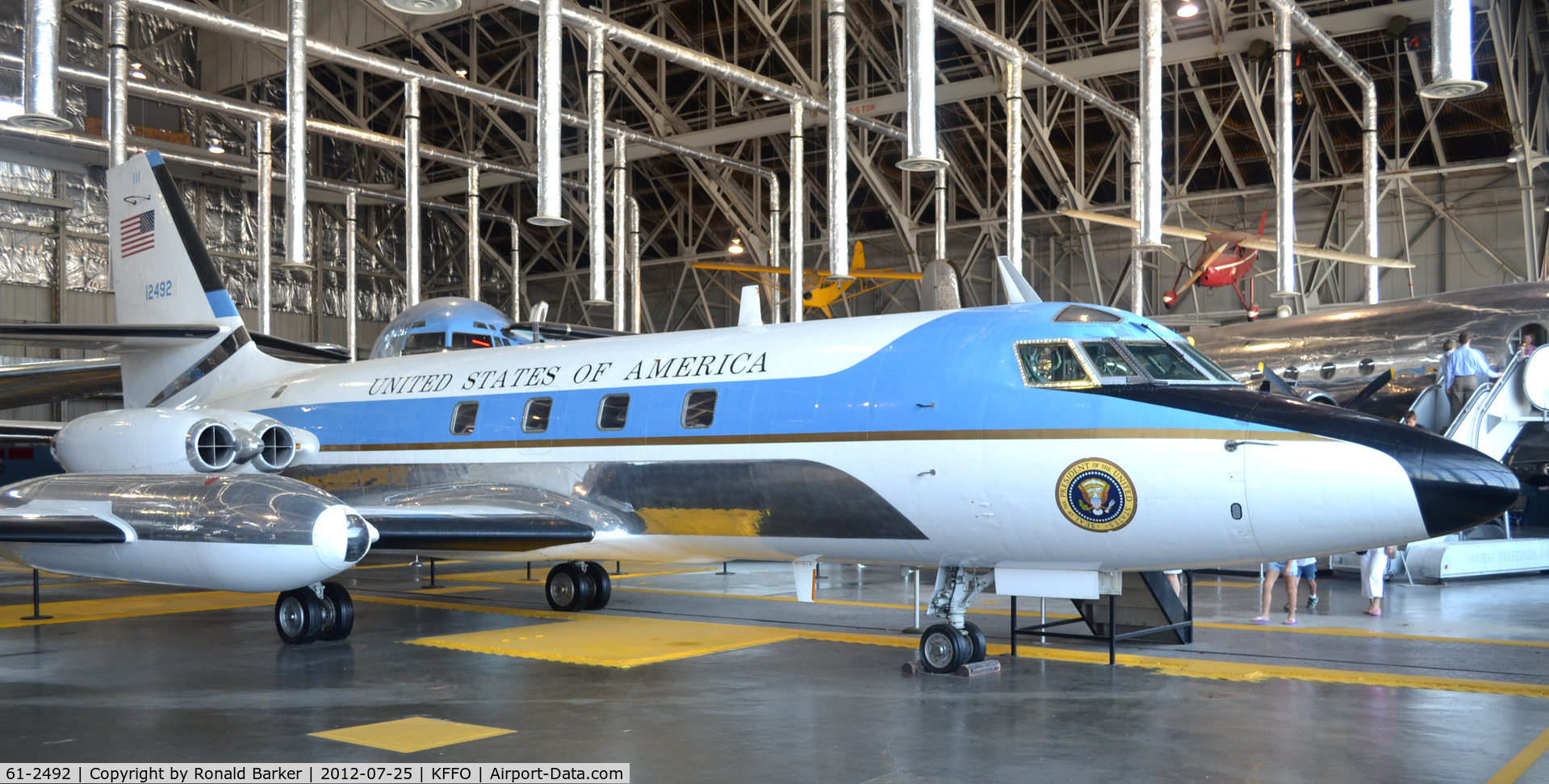 61-2492, 1961 Lockheed VC-140B-LM Jetstar C/N 1329-5031, AF Museum