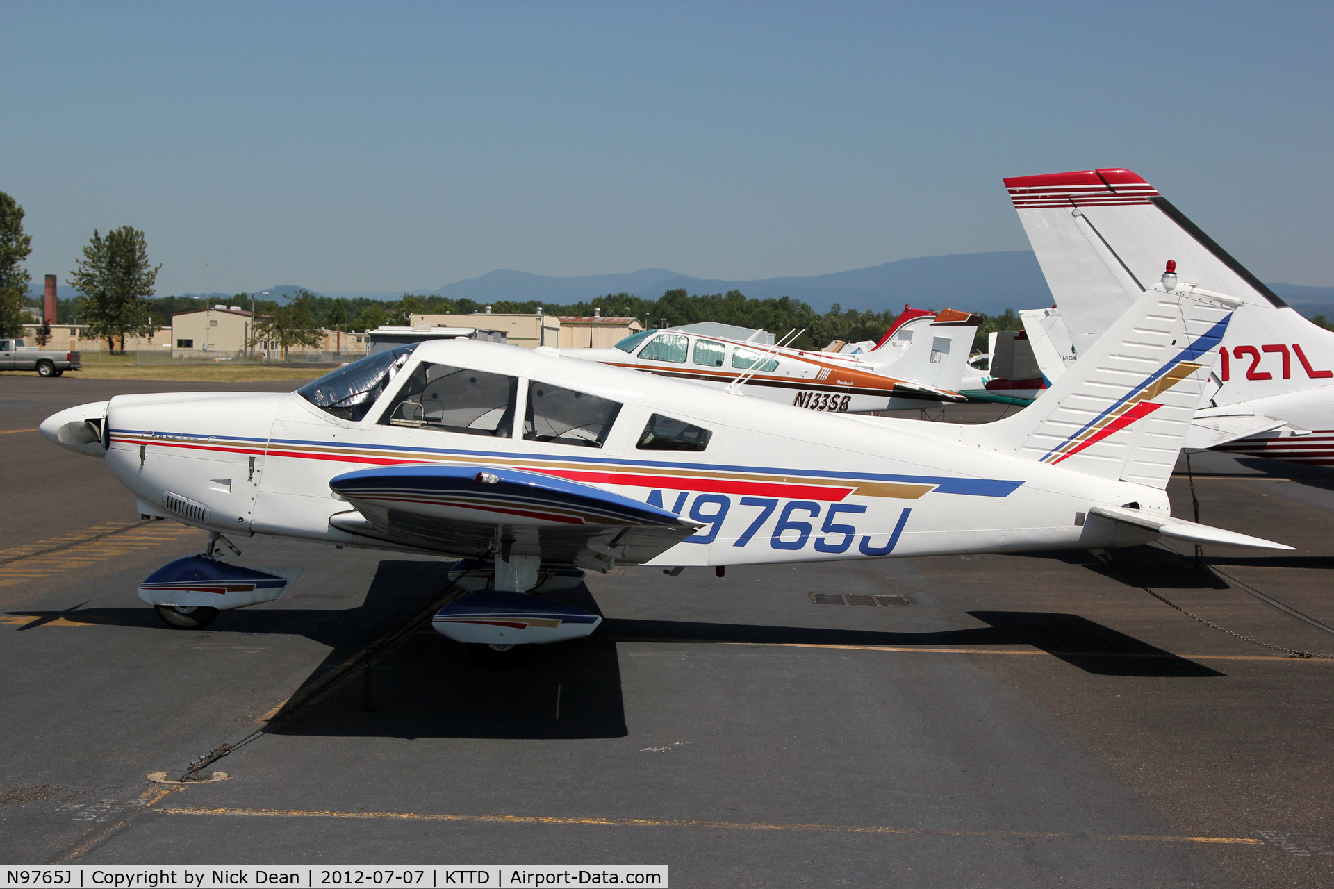 N9765J, 1967 Piper PA-28-180 C/N 28-3960, KTTD/TTD
