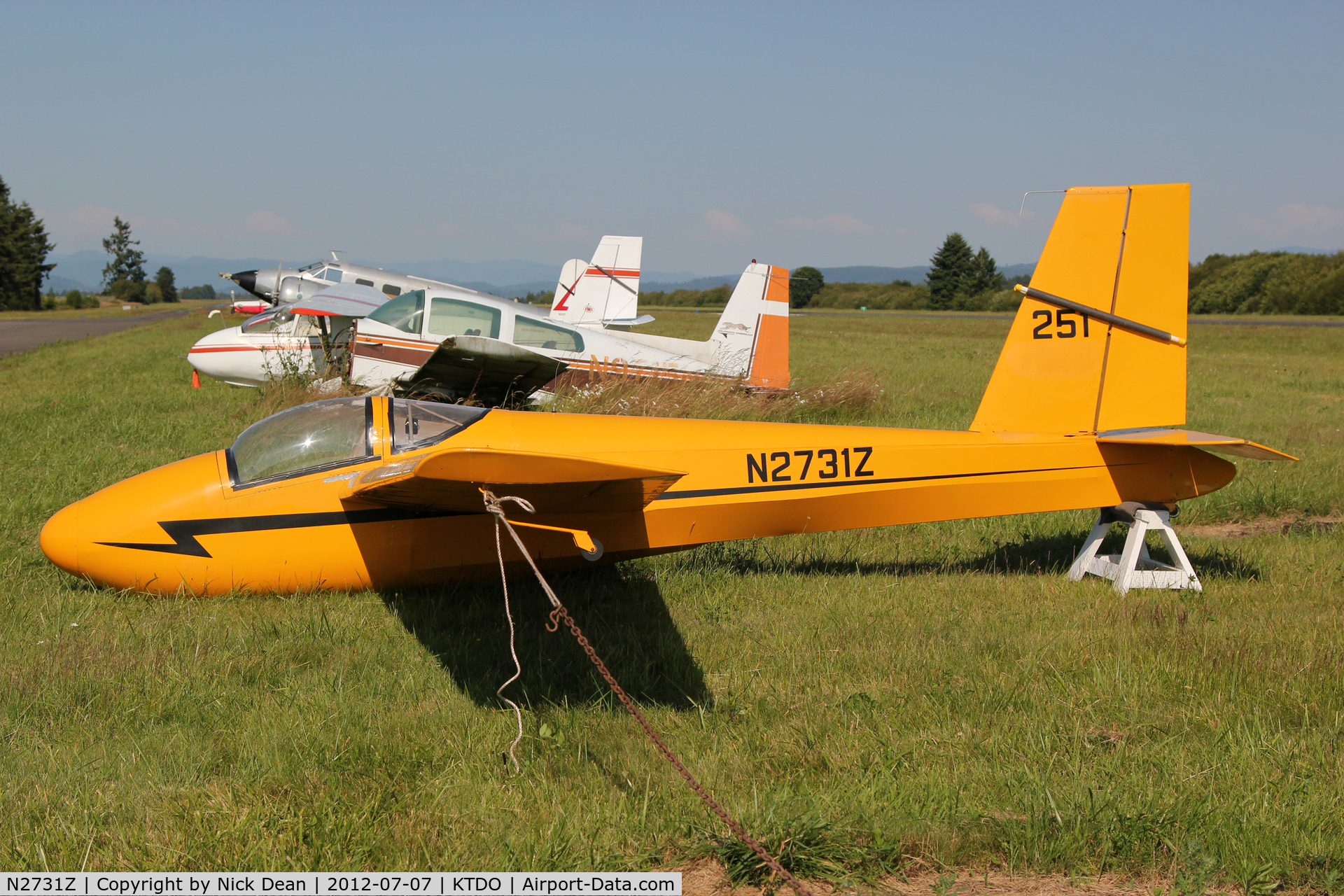 N2731Z, 1964 Schweizer SGS 1-26B C/N 251, KTDO/TDO