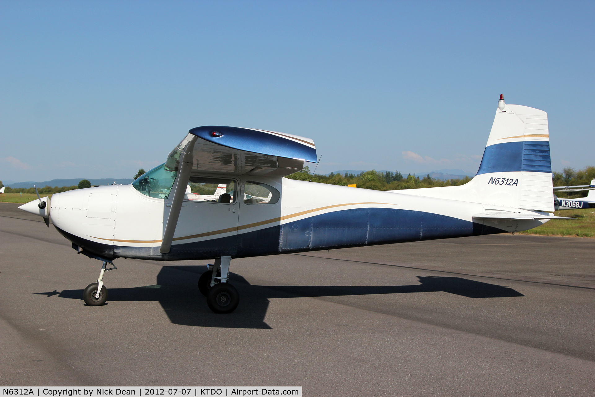 N6312A, 1956 Cessna 182 Skylane C/N 33112, KTDO/TDO